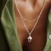 Shrimps Acorn Charm Necklace Sterling Silver sold by Daisy Jewellery