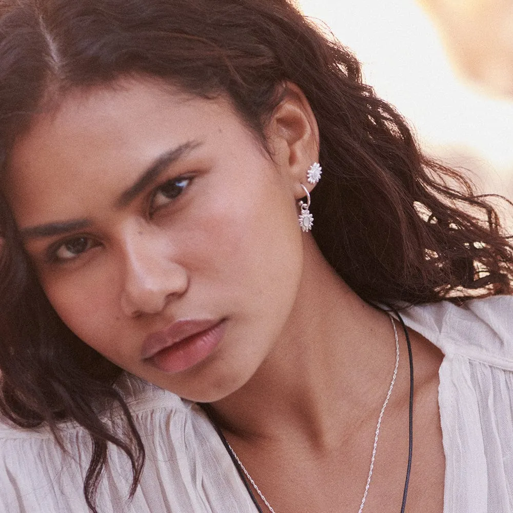 Daisy Mother of Pearl Stud Earrings Sterling Silver sold by Daisy Jewellery product image thumbnail 4