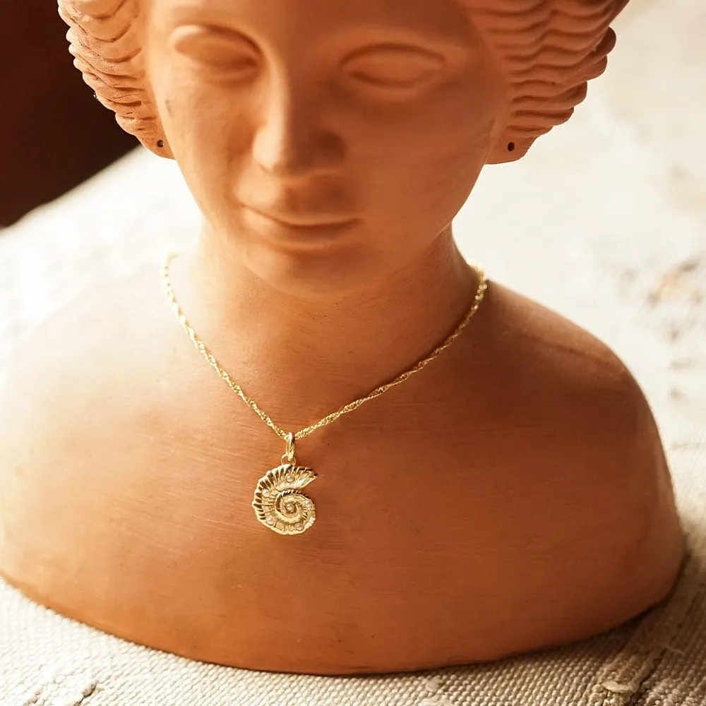 Pearl And Shells Layering Set 18ct Gold Plate sold by Daisy Jewellery product image thumbnail 5