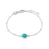 Turquoise Healing Stone Bobble Bracelet Sterling Silver sold by Daisy Jewellery