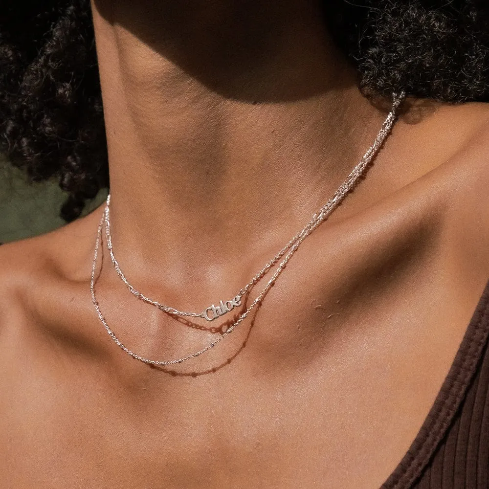 Personalised Name Necklace Sterling Silver (Taylor's Version) sold by Daisy Jewellery product image thumbnail 2