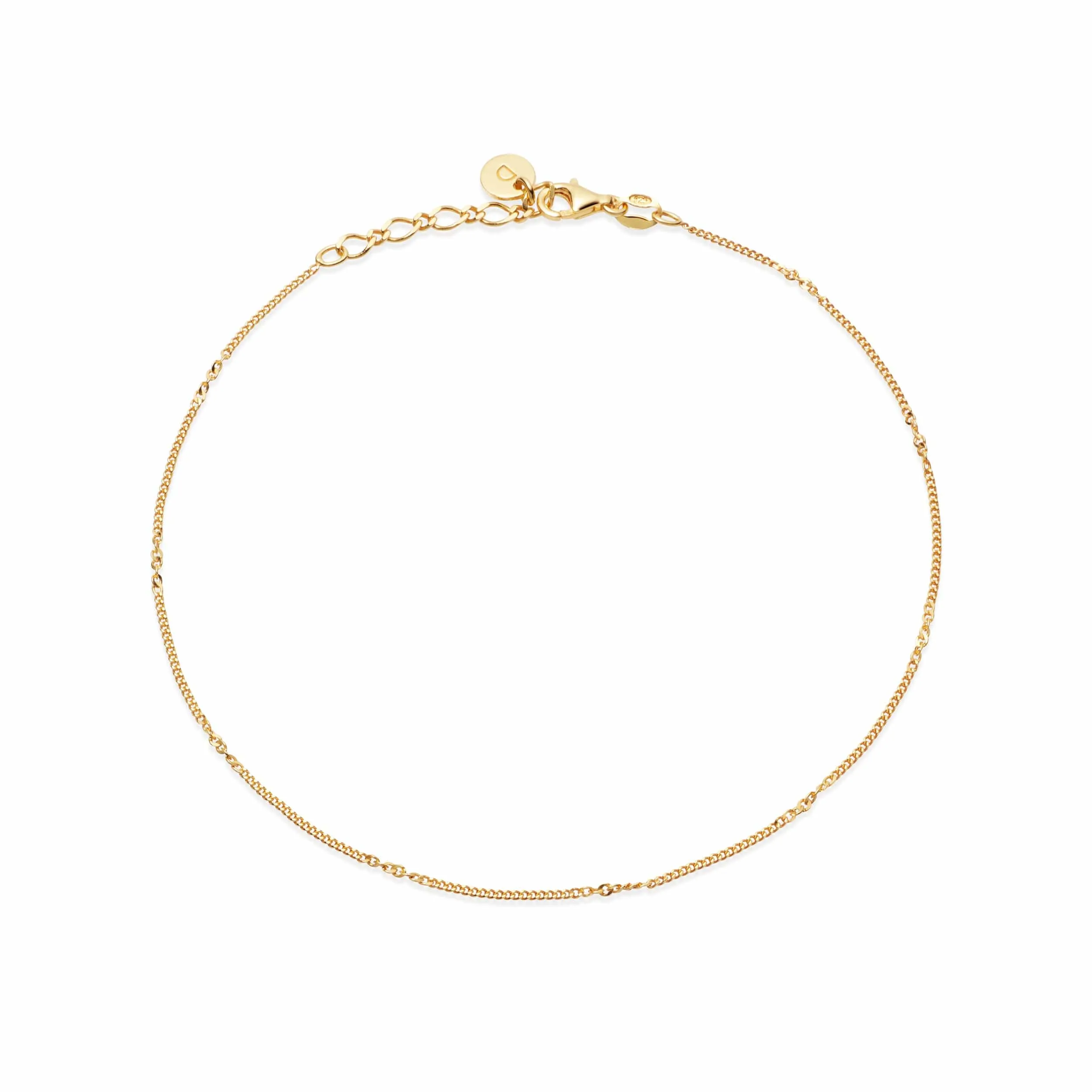 Estée Lalonde Forever Chain Anklet 18ct Gold Plate sold by Daisy Jewellery