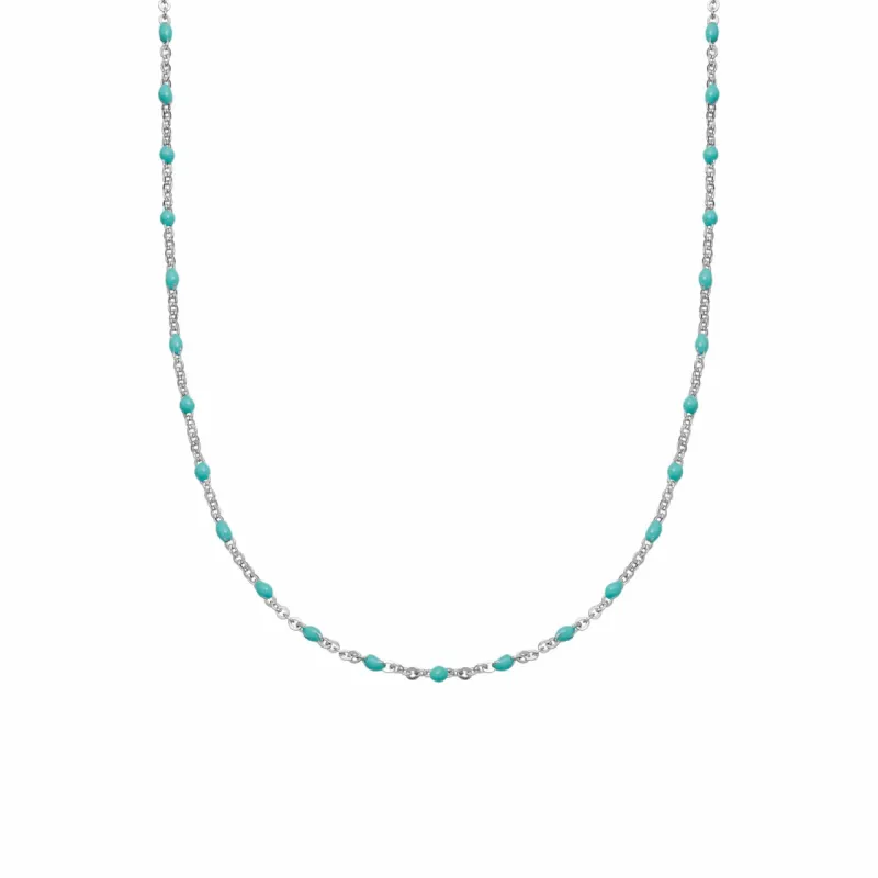 Free Necklace When Your £120 | Turquoise Beaded Necklace Sterling Silver sold by Daisy Jewellery