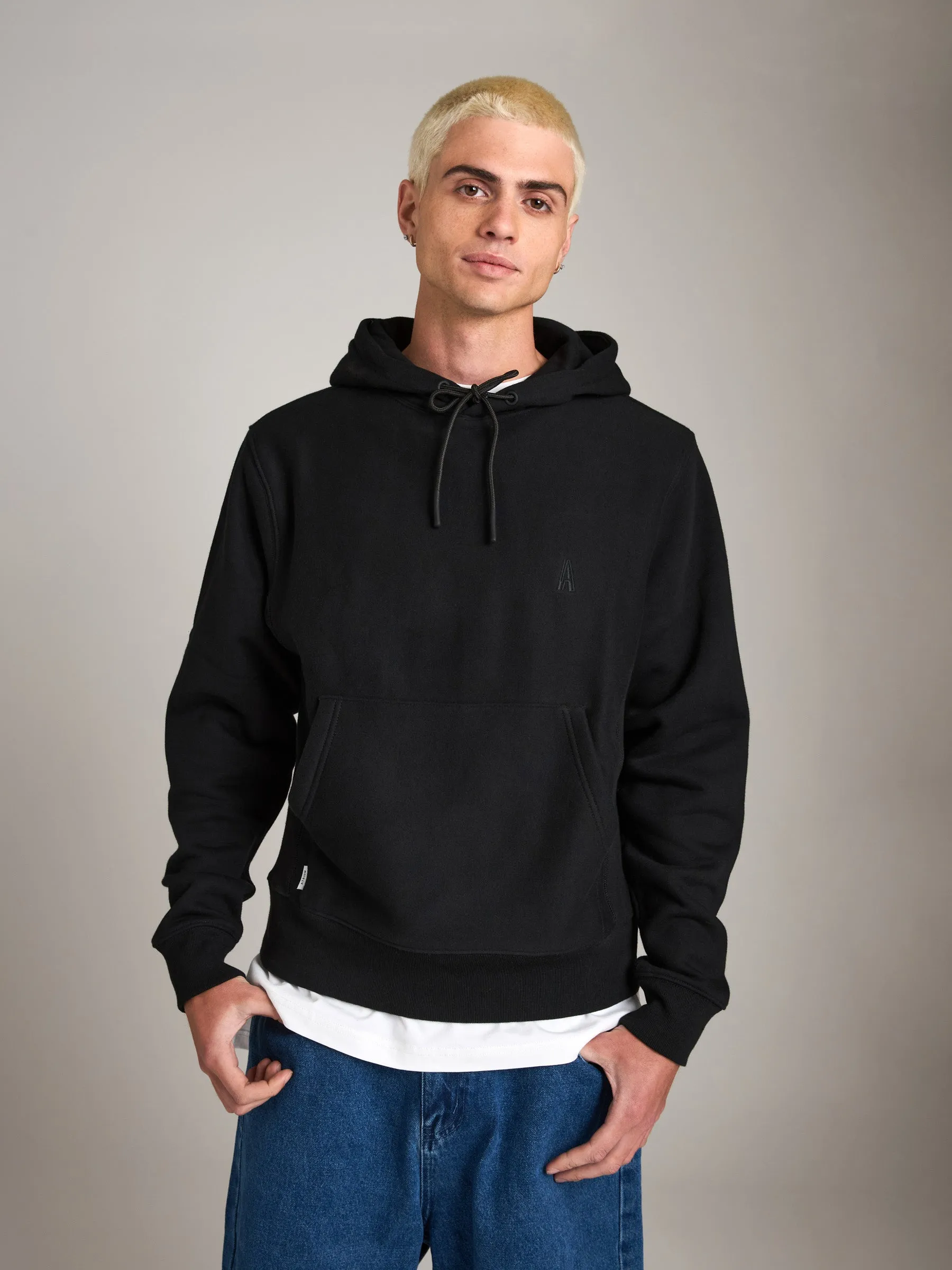 Midweight Brush Fleece Hoody Pullover sold by Plenty