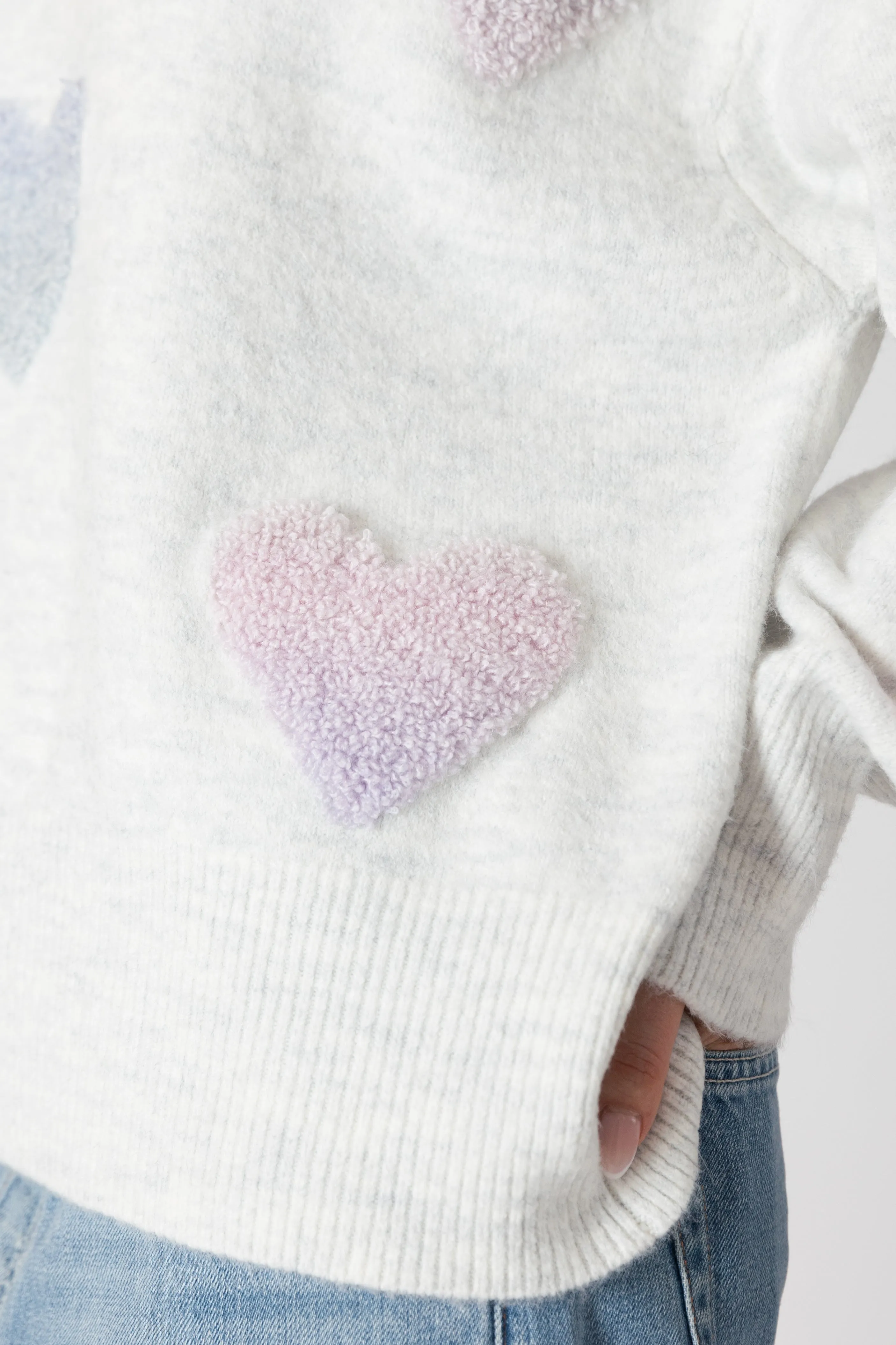 Ajax Eco Sherpa Heart Sweater sold by Plenty product image thumbnail 4