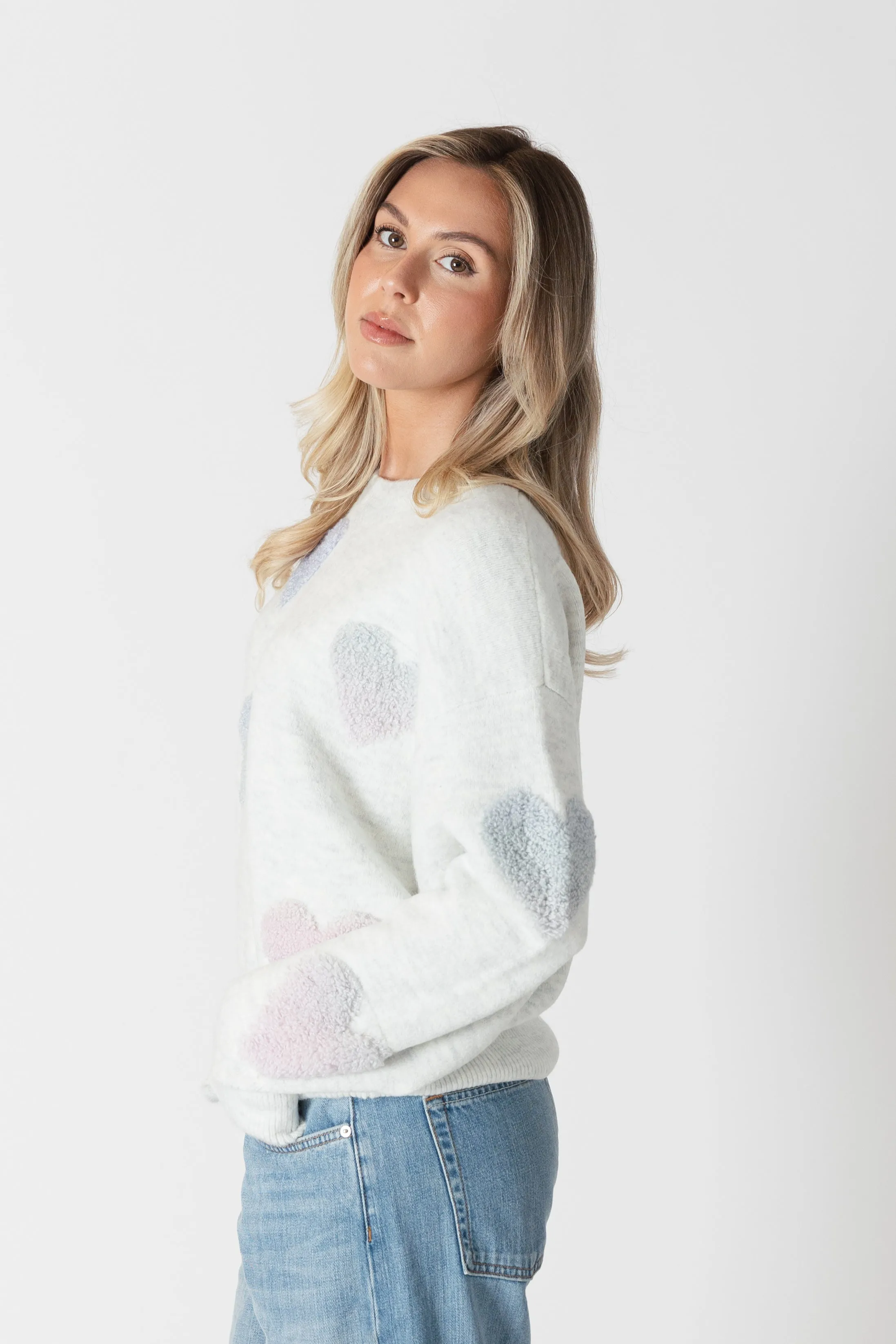 Ajax Eco Sherpa Heart Sweater sold by Plenty product image thumbnail 2