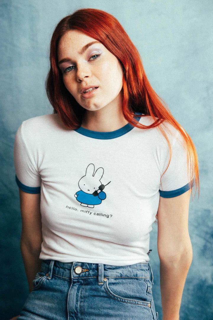 Miffy Graphic Ringer Baby Tee sold by Plenty product image thumbnail 3