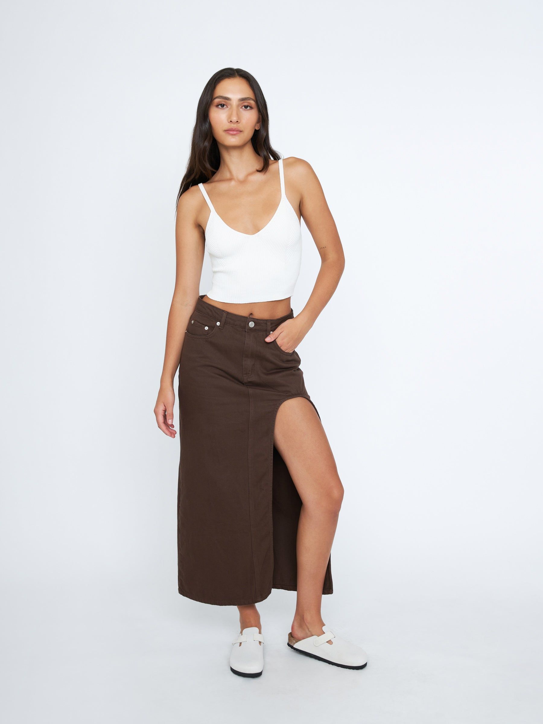Side Slit Maxi Skirt sold by Plenty product image thumbnail 3
