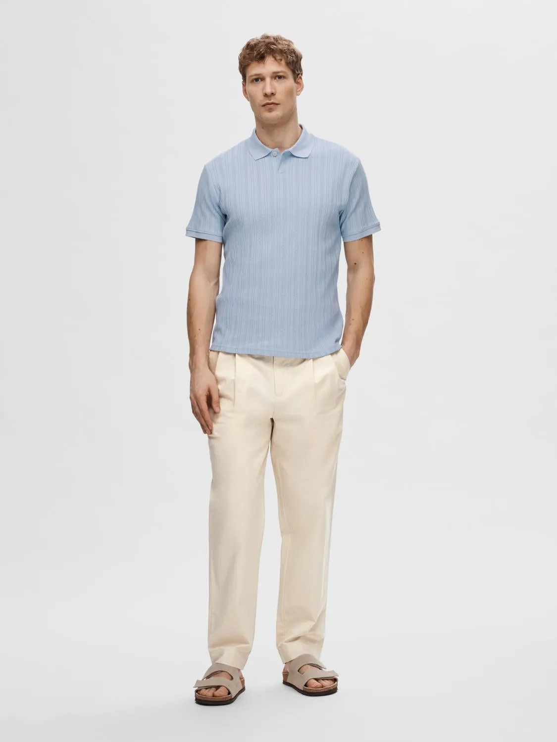 Jaden Jacquard Polo sold by Plenty product image thumbnail 2