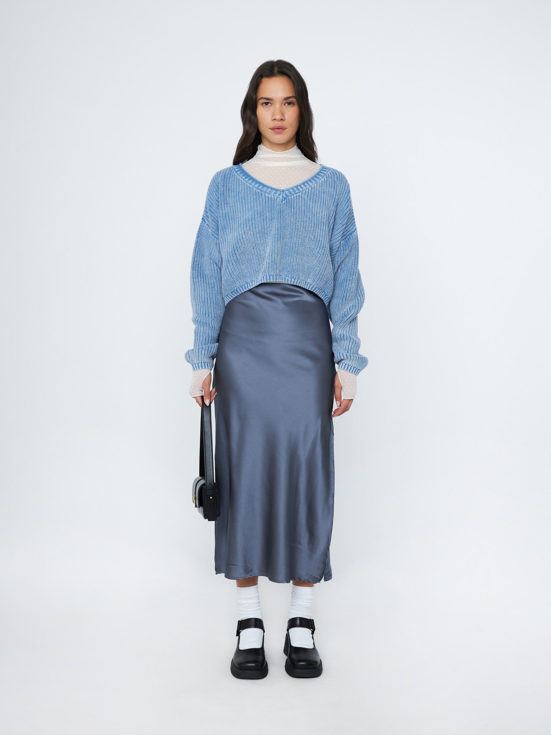 Lace Trim Slip Dress sold by Plenty product image thumbnail 3