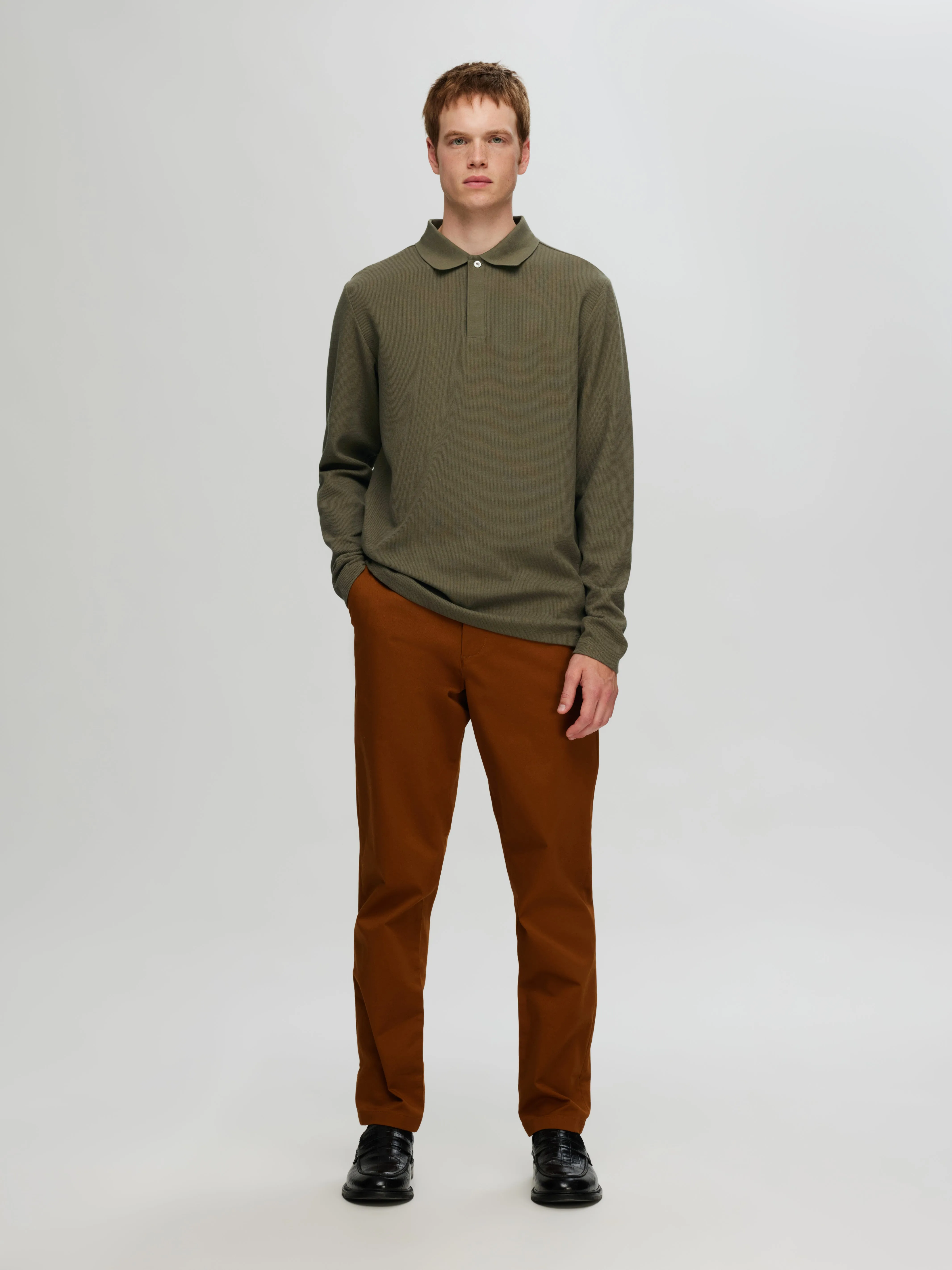 Finley Waffle Polo sold by Plenty product image thumbnail 2