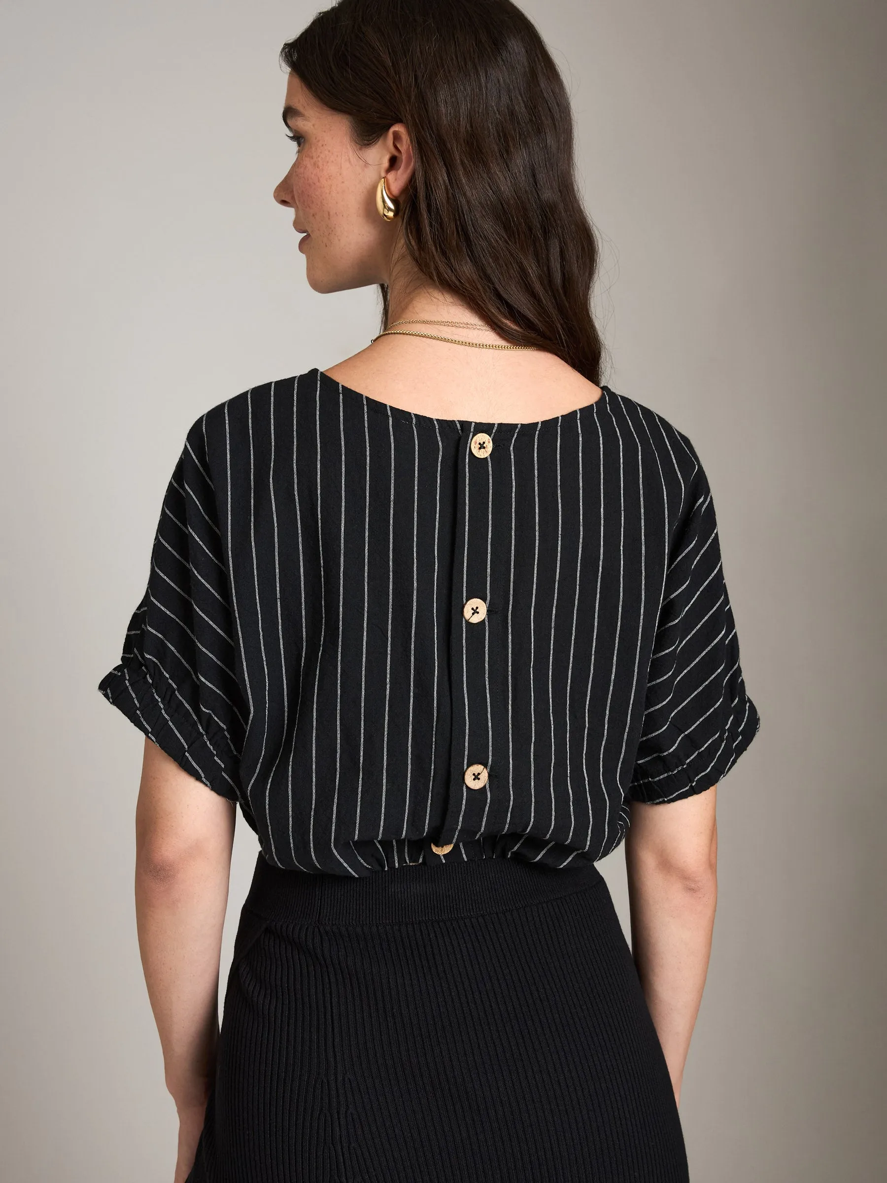 Balloon Sleeve Stripe Top sold by Plenty product image thumbnail 2