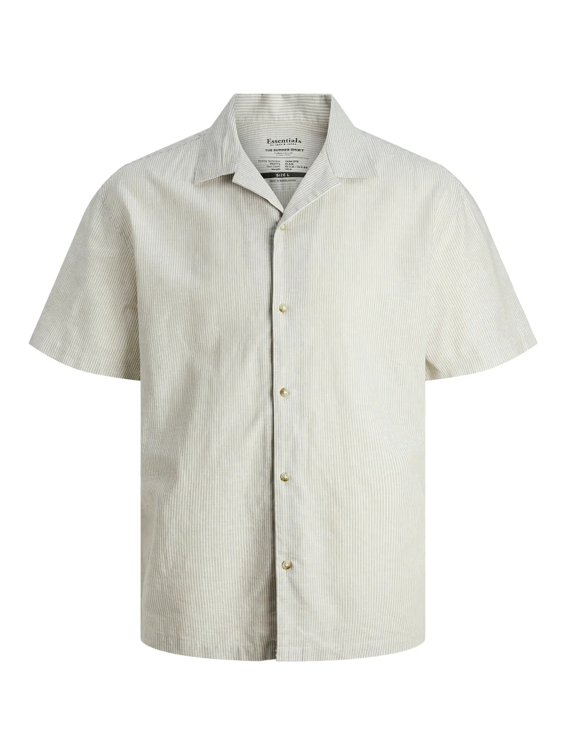 Summer Resort Recycled Linen Shirt sold by Plenty