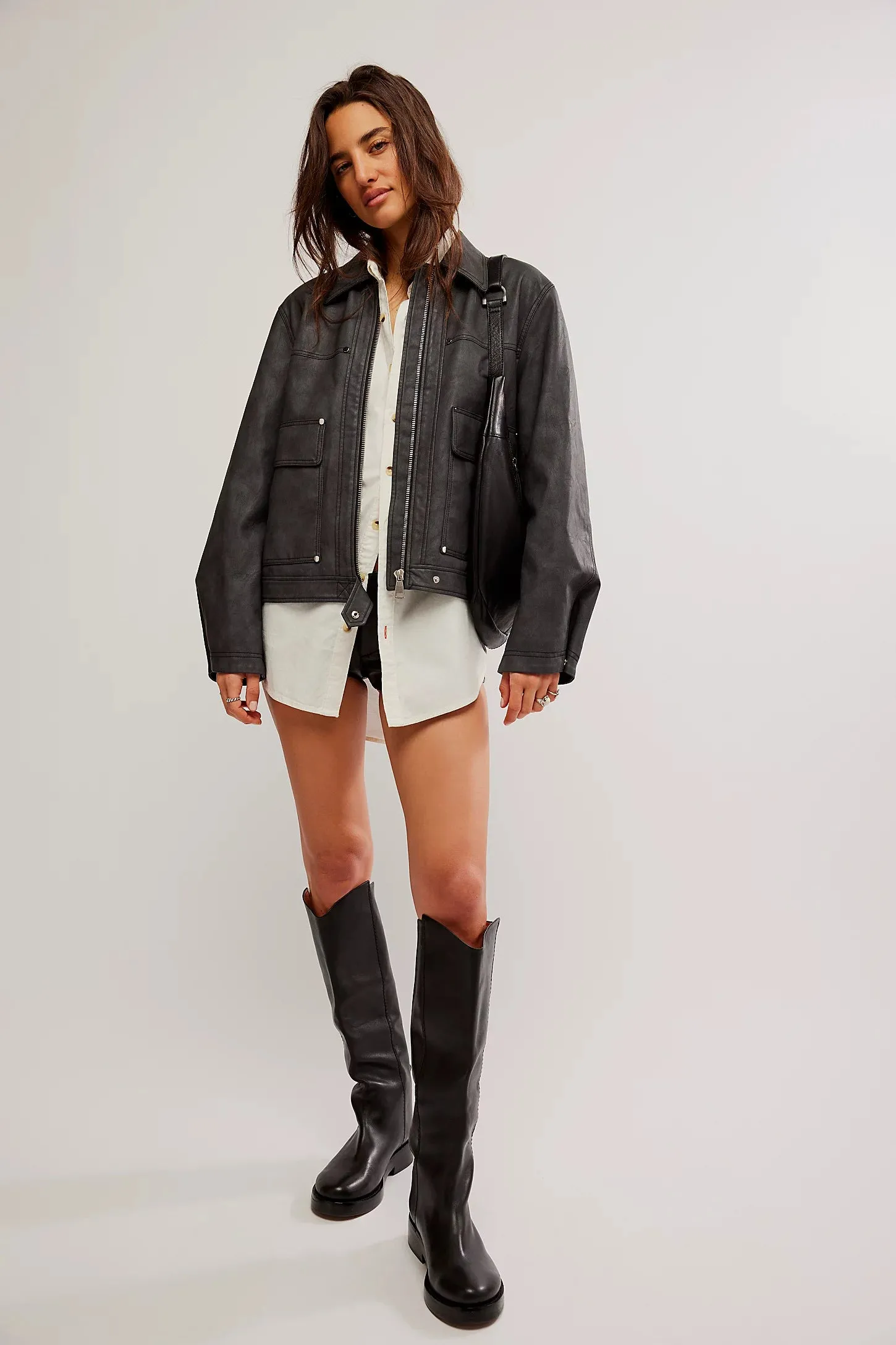Blair Vegan Leather Jacket sold by Plenty product image thumbnail 5