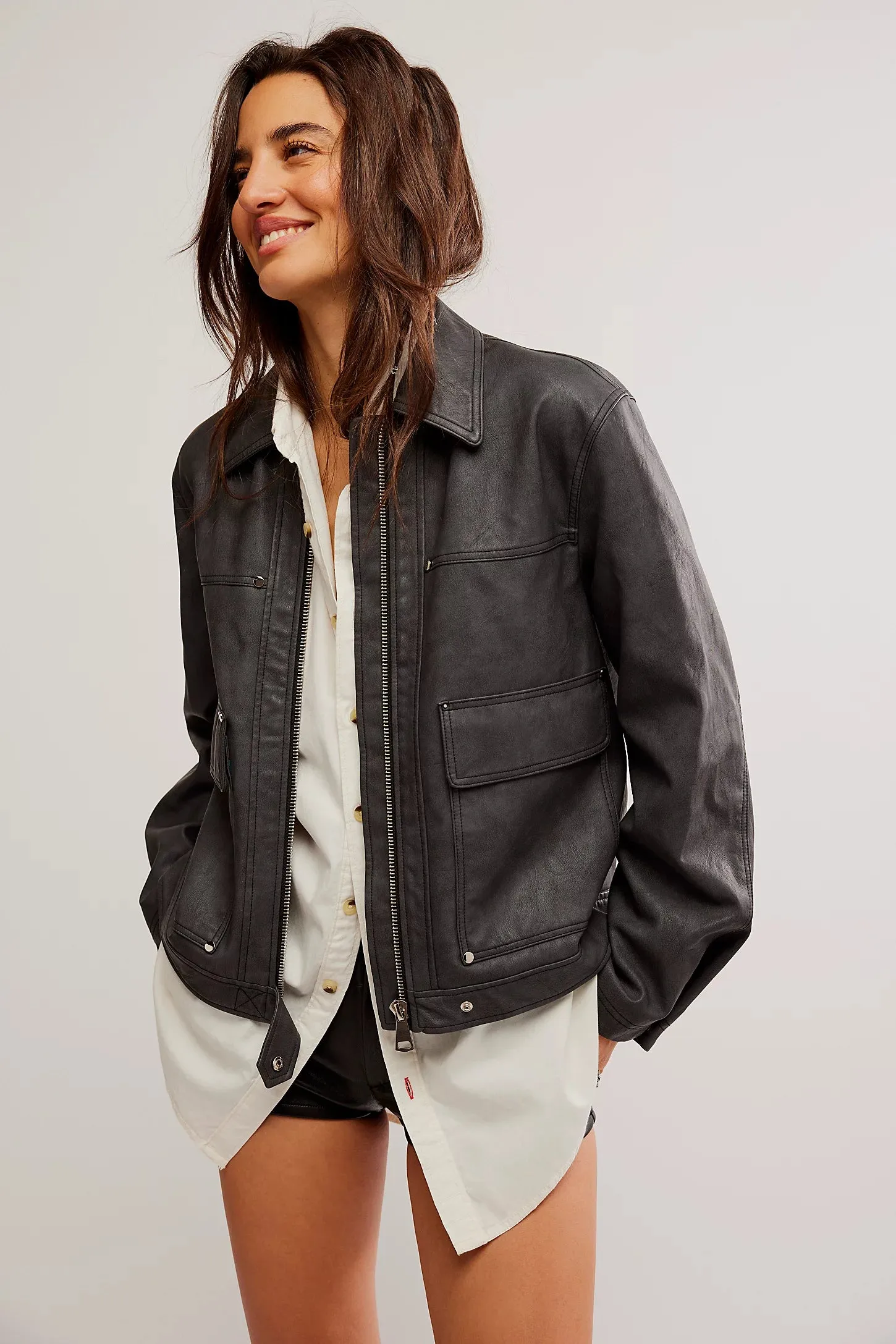 Blair Vegan Leather Jacket sold by Plenty