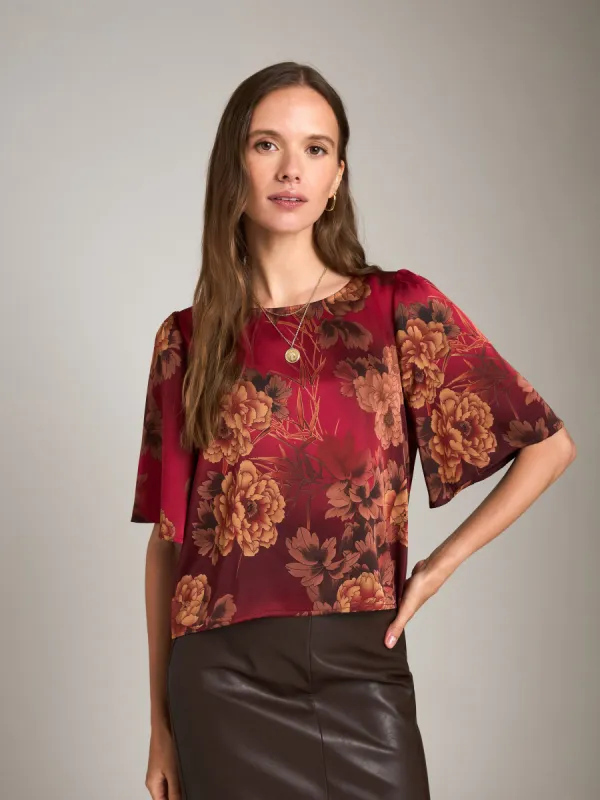 Floral Adair Blouse sold by Plenty