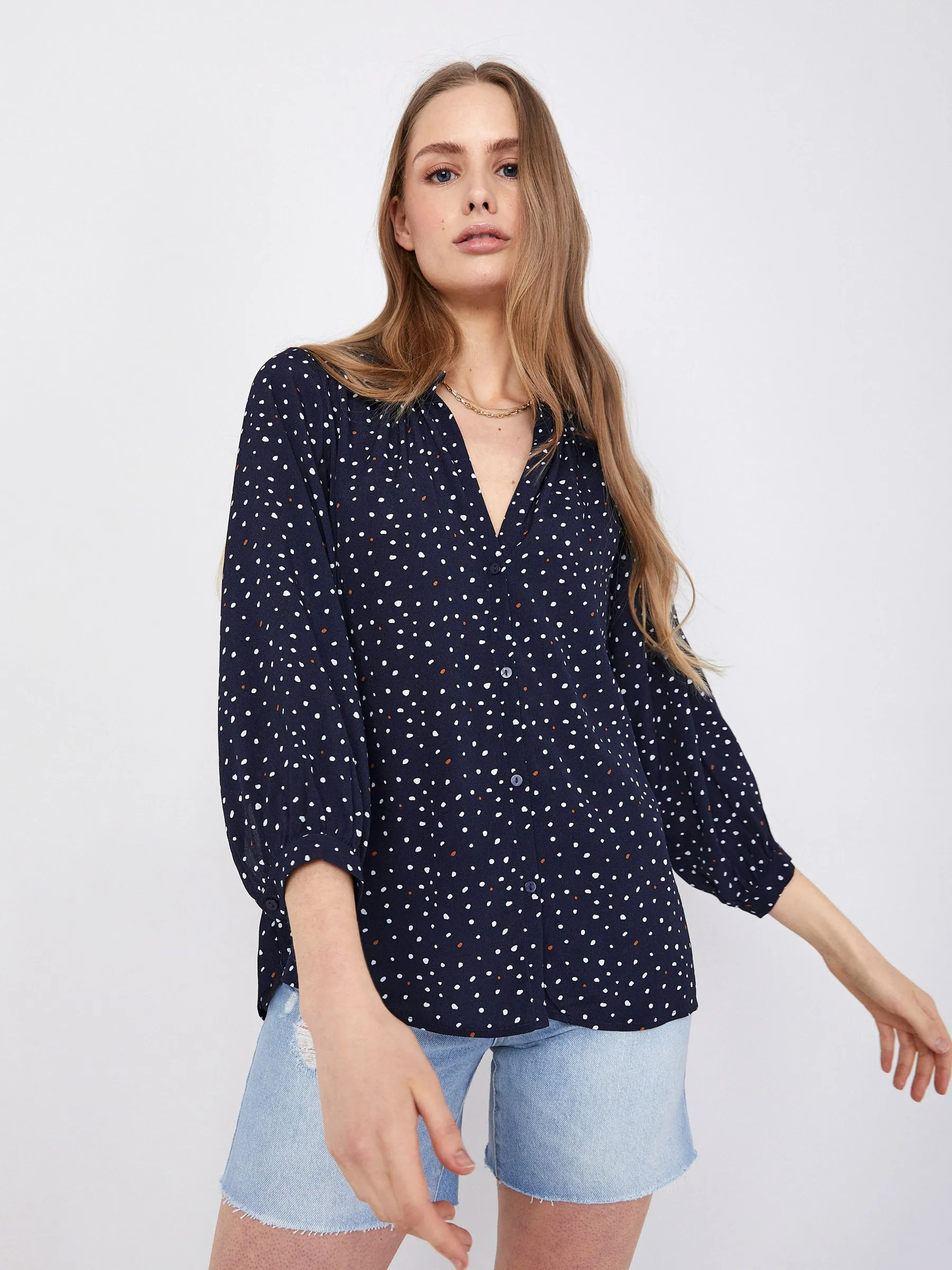 Blake Button Blouse sold by Plenty product image thumbnail 3