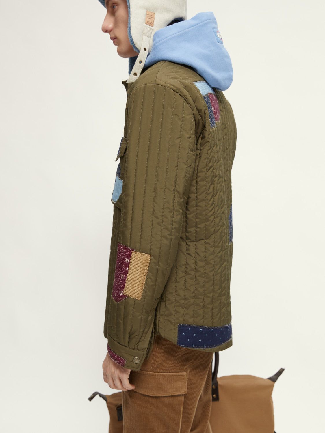 Quilted Repair Patches Jacket sold by Plenty product image thumbnail 3