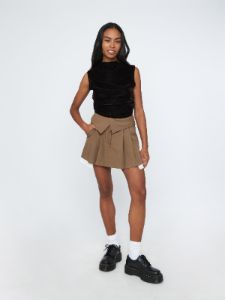 Pleated Mini Skirt sold by Plenty