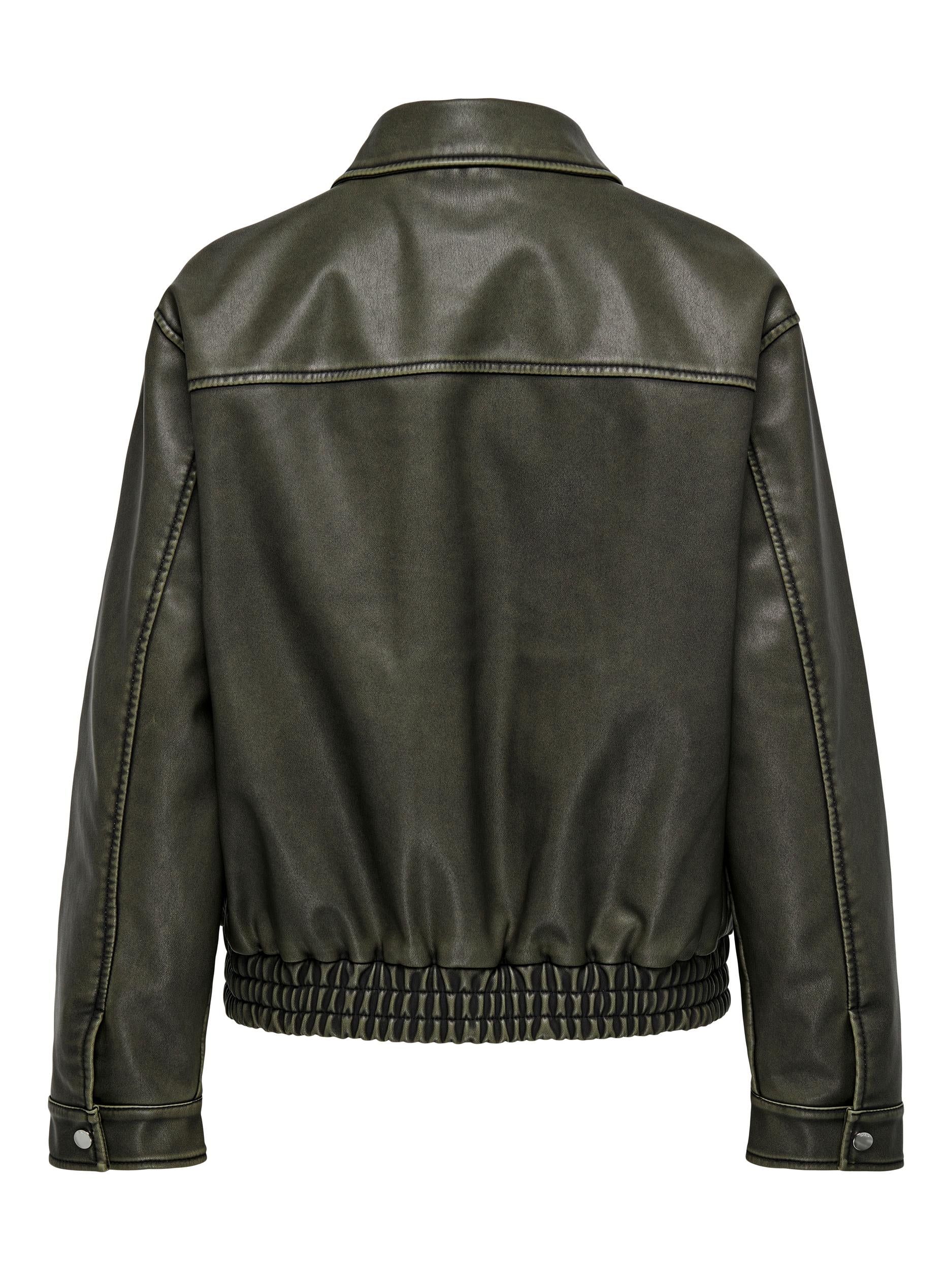 Jane Faux Leather Cargo Bomber sold by Plenty product image thumbnail 3
