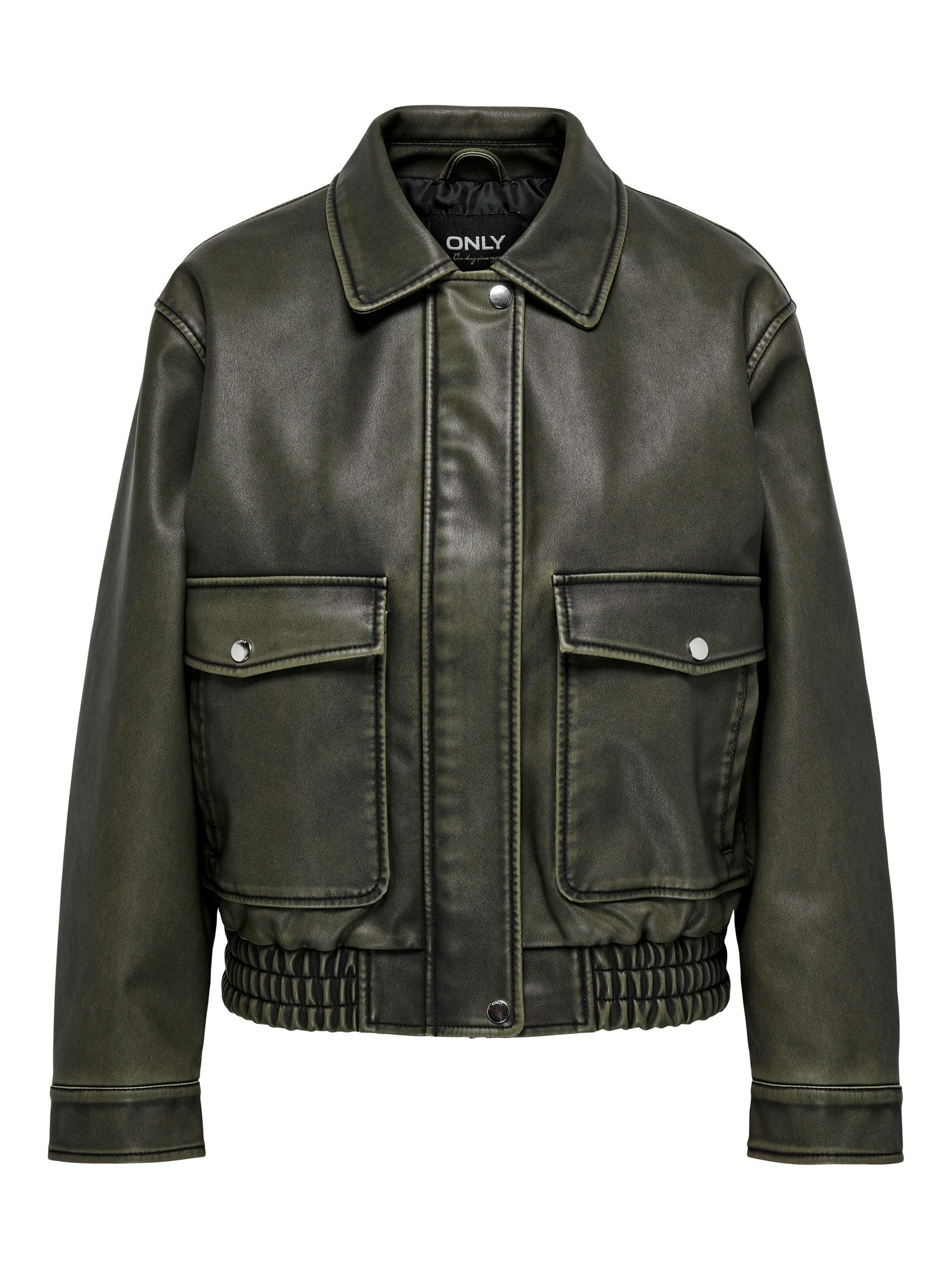 Jane Faux Leather Cargo Bomber sold by Plenty product image thumbnail 2