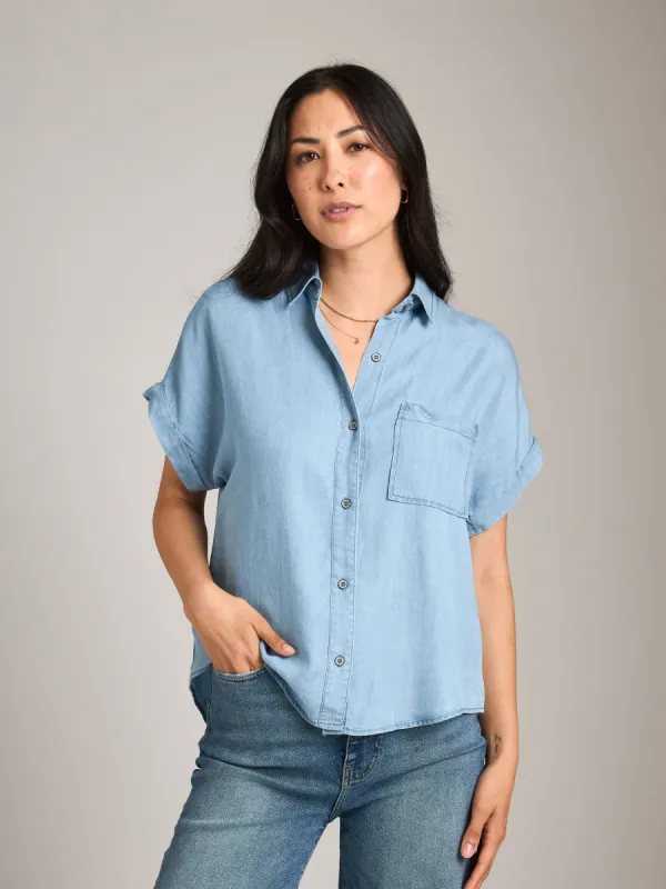 Tencel Short Sleeve Shirt sold by Plenty