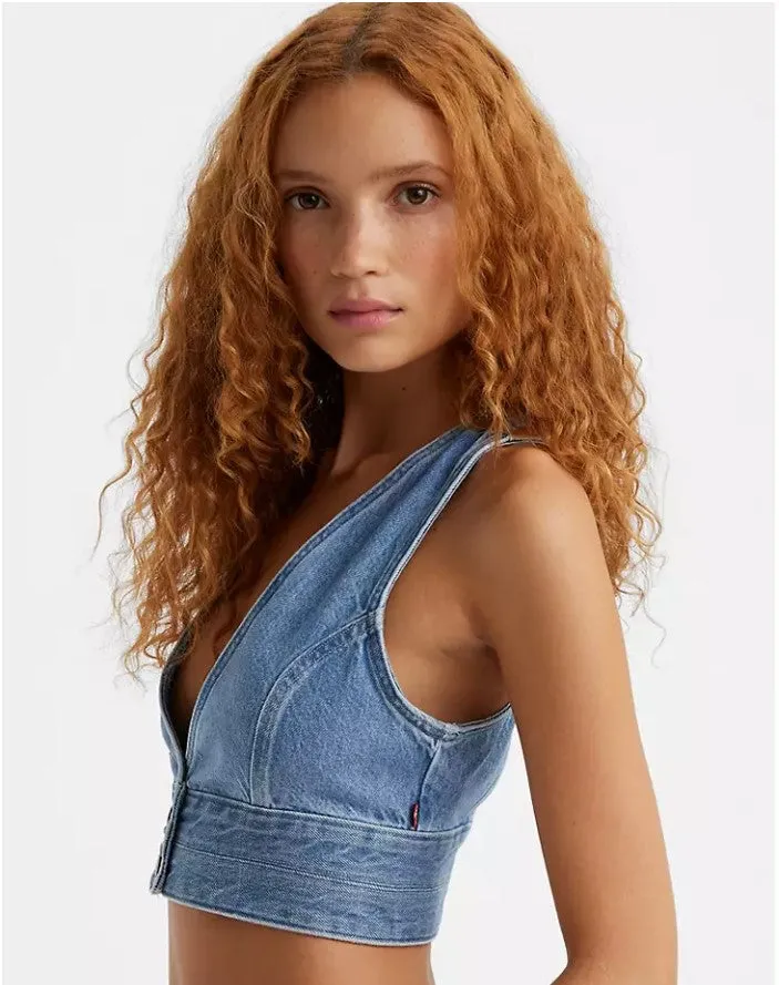 Raine Denim Crop Top sold by Plenty product image thumbnail 3