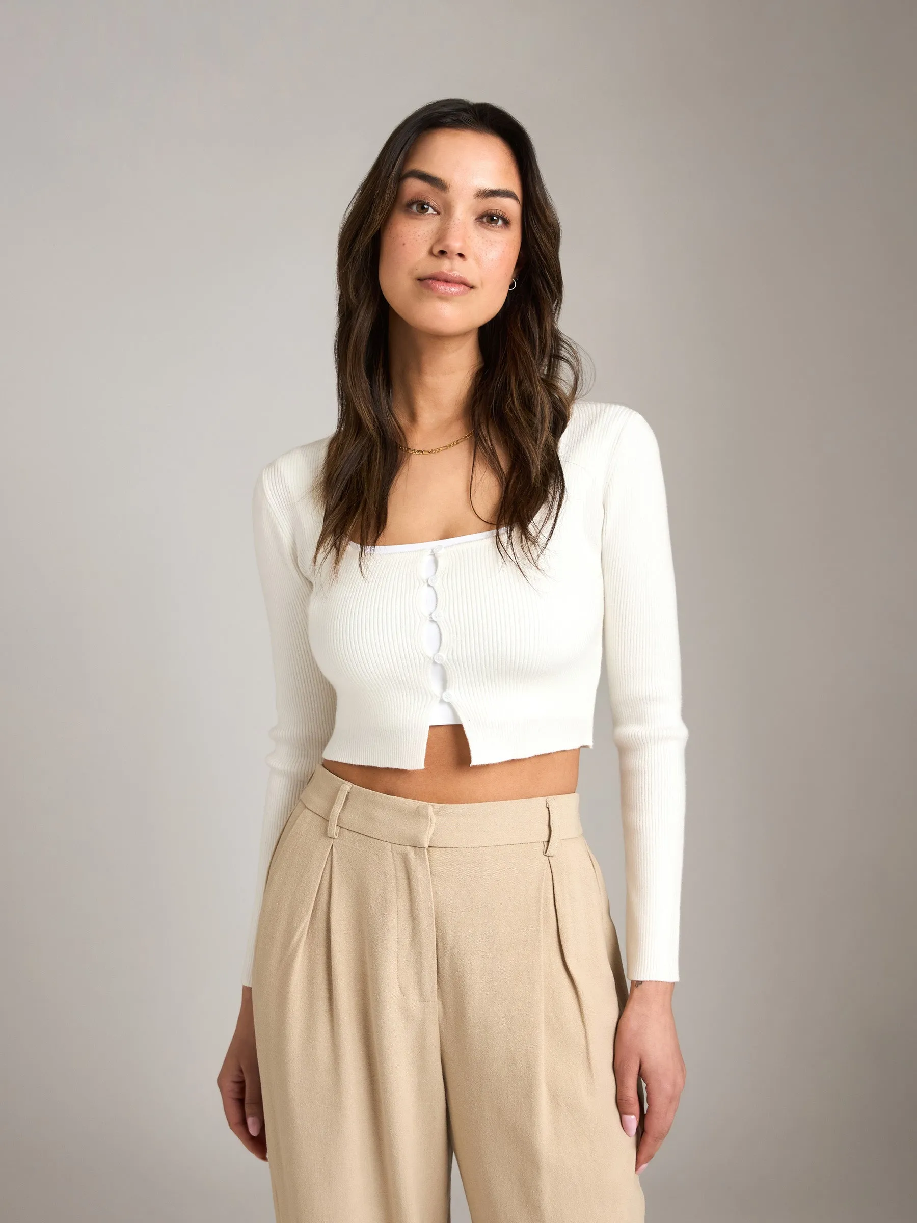 Capri Cropped Cardigan sold by Plenty