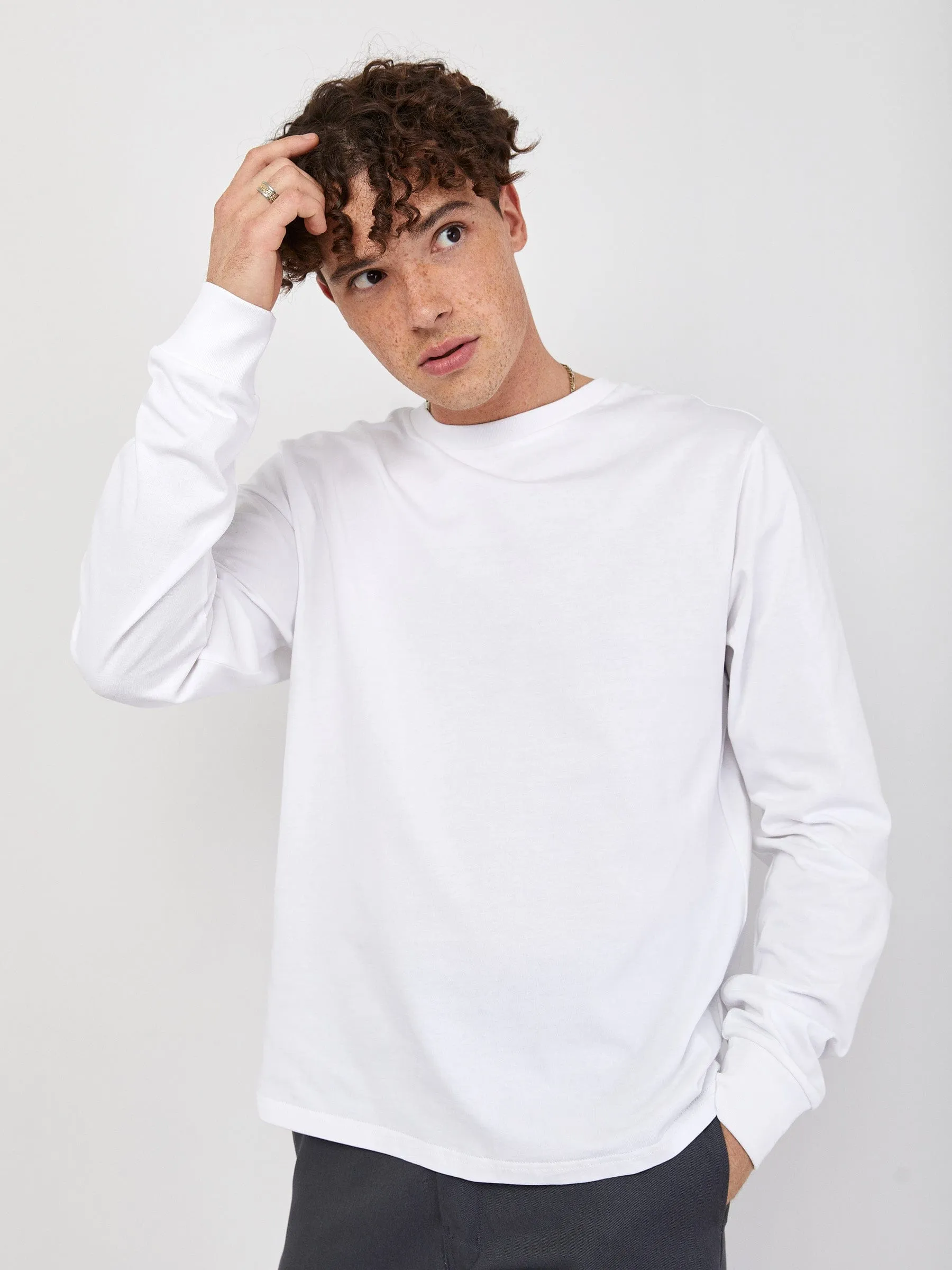Classic Cotton Jersey Longsleeve Tee sold by Plenty
