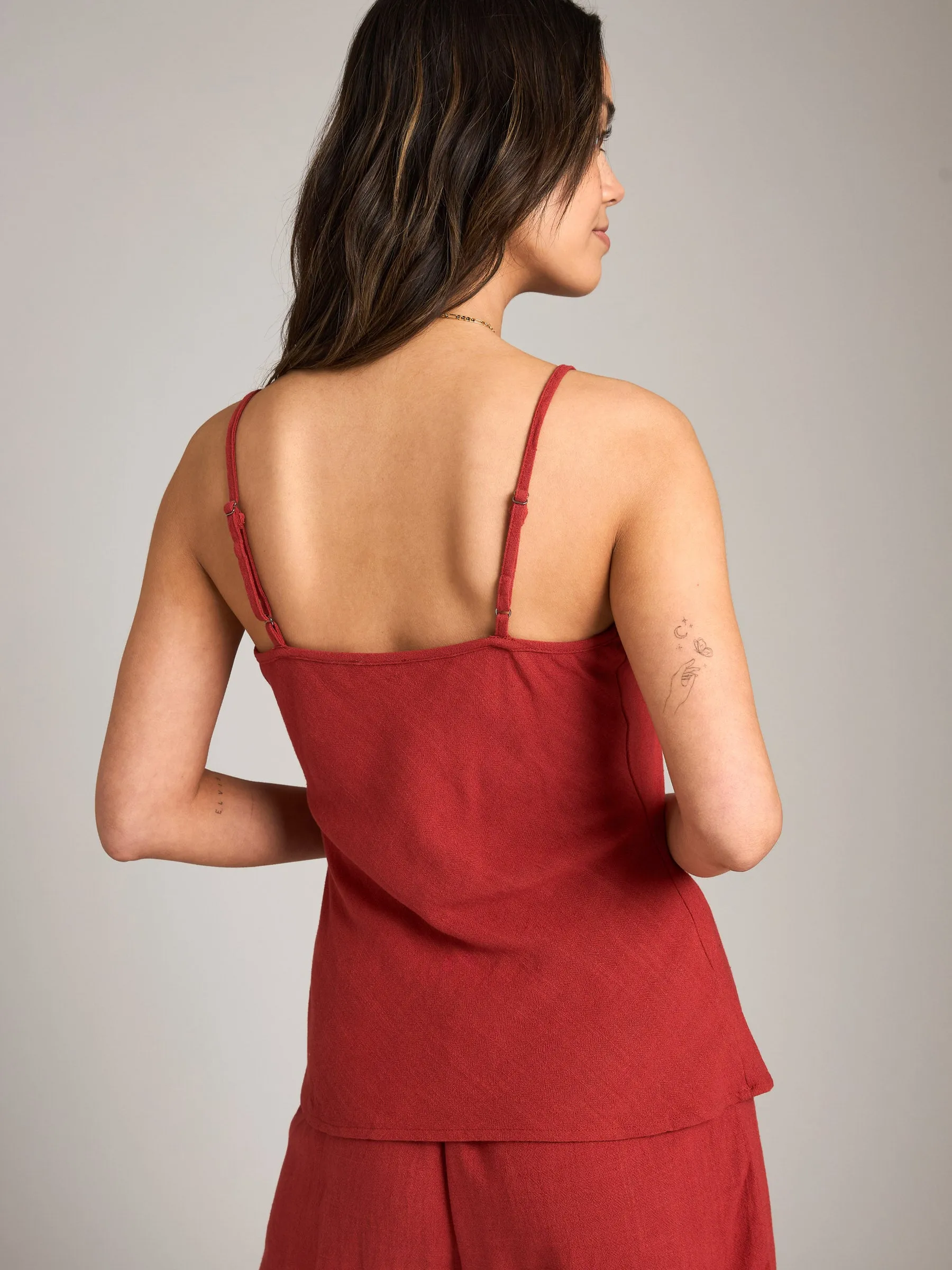 Layla Linen Blend Cami sold by Plenty product image thumbnail 3