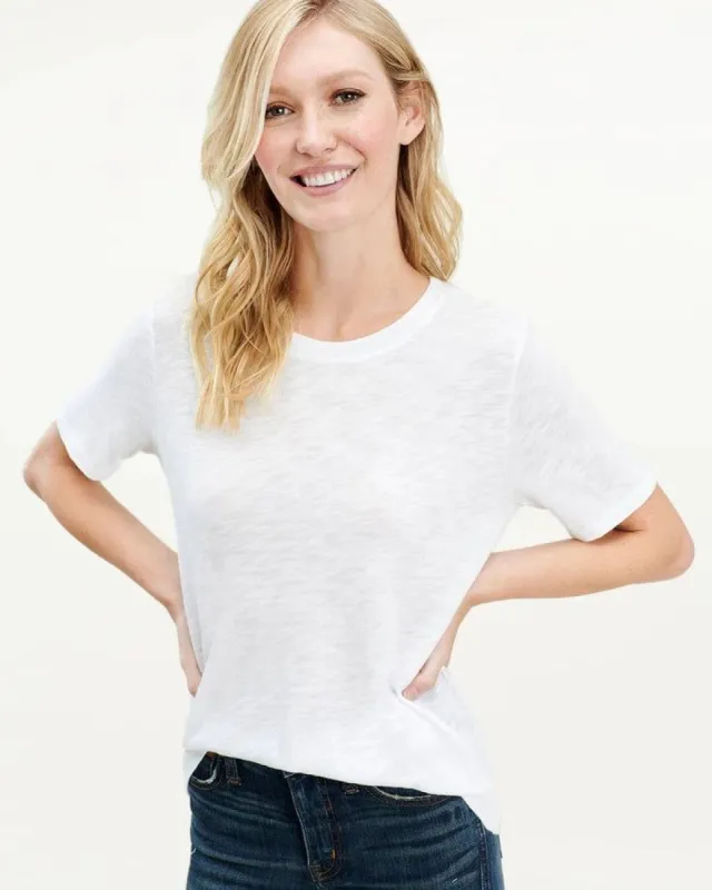 Zoe Slub Crew Neck sold by Plenty