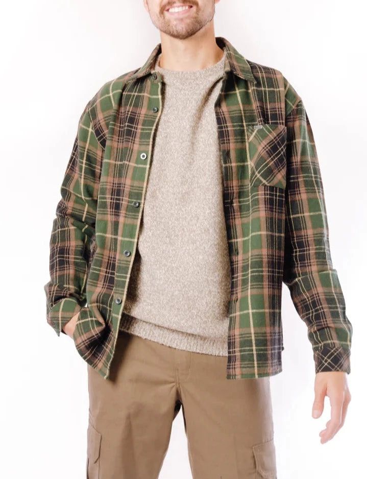Midweight Plaid Shirt sold by Plenty