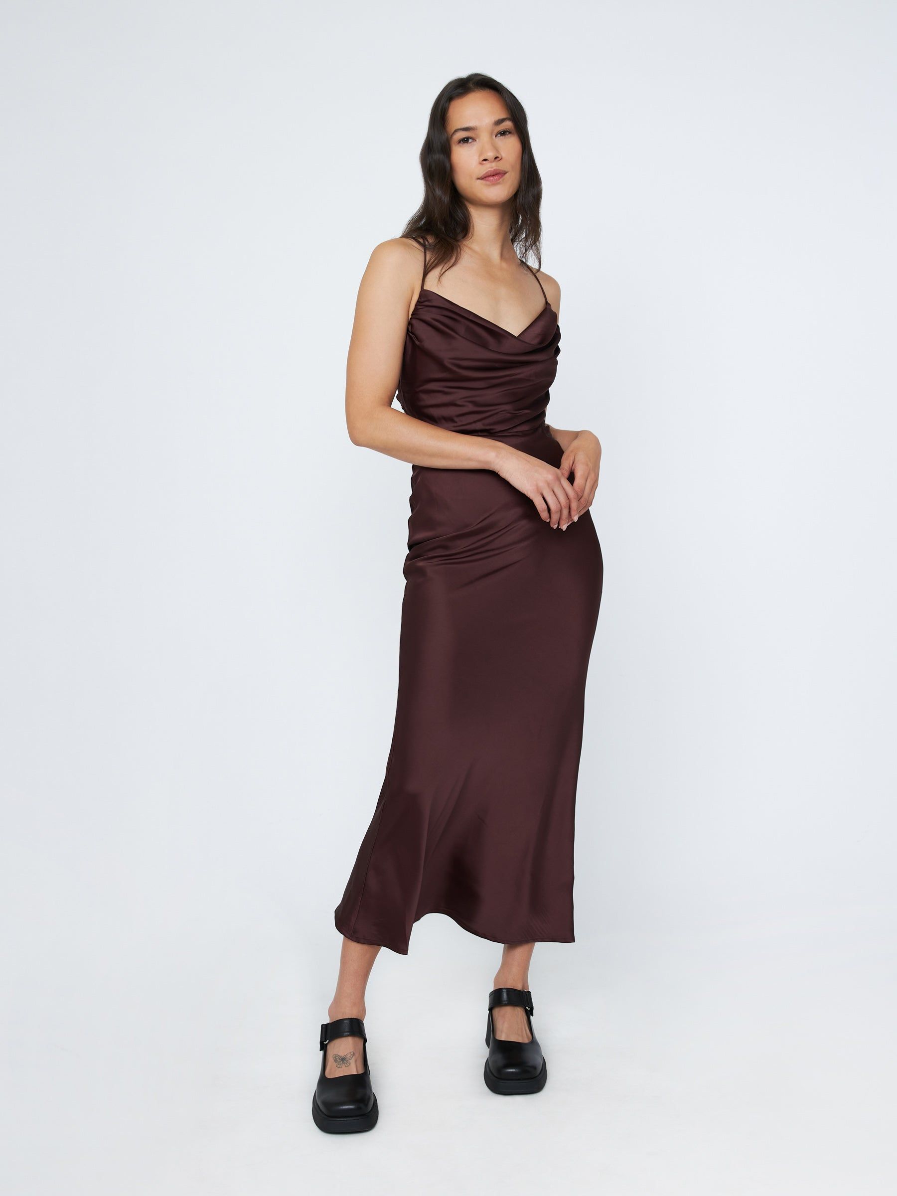 Cowl Neck Maxi Dress sold by Plenty