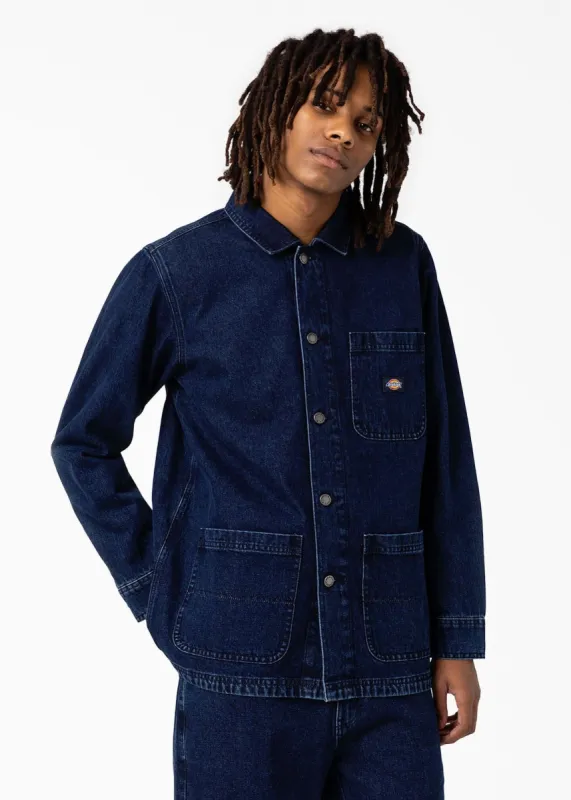 Denim Chore Coat sold by Plenty