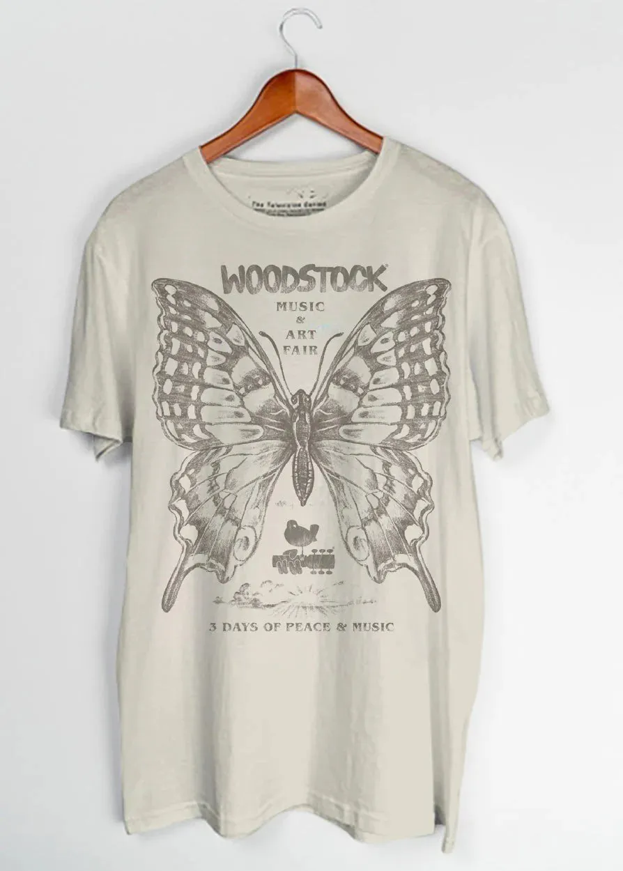 Woodstock Butterfly Tee sold by Plenty
