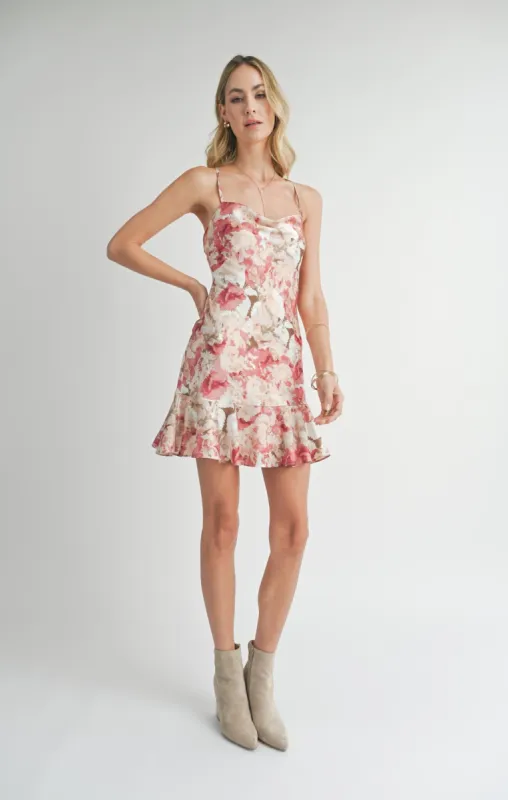 Girl Dinner Bias Cowl Neck Dress sold by Plenty