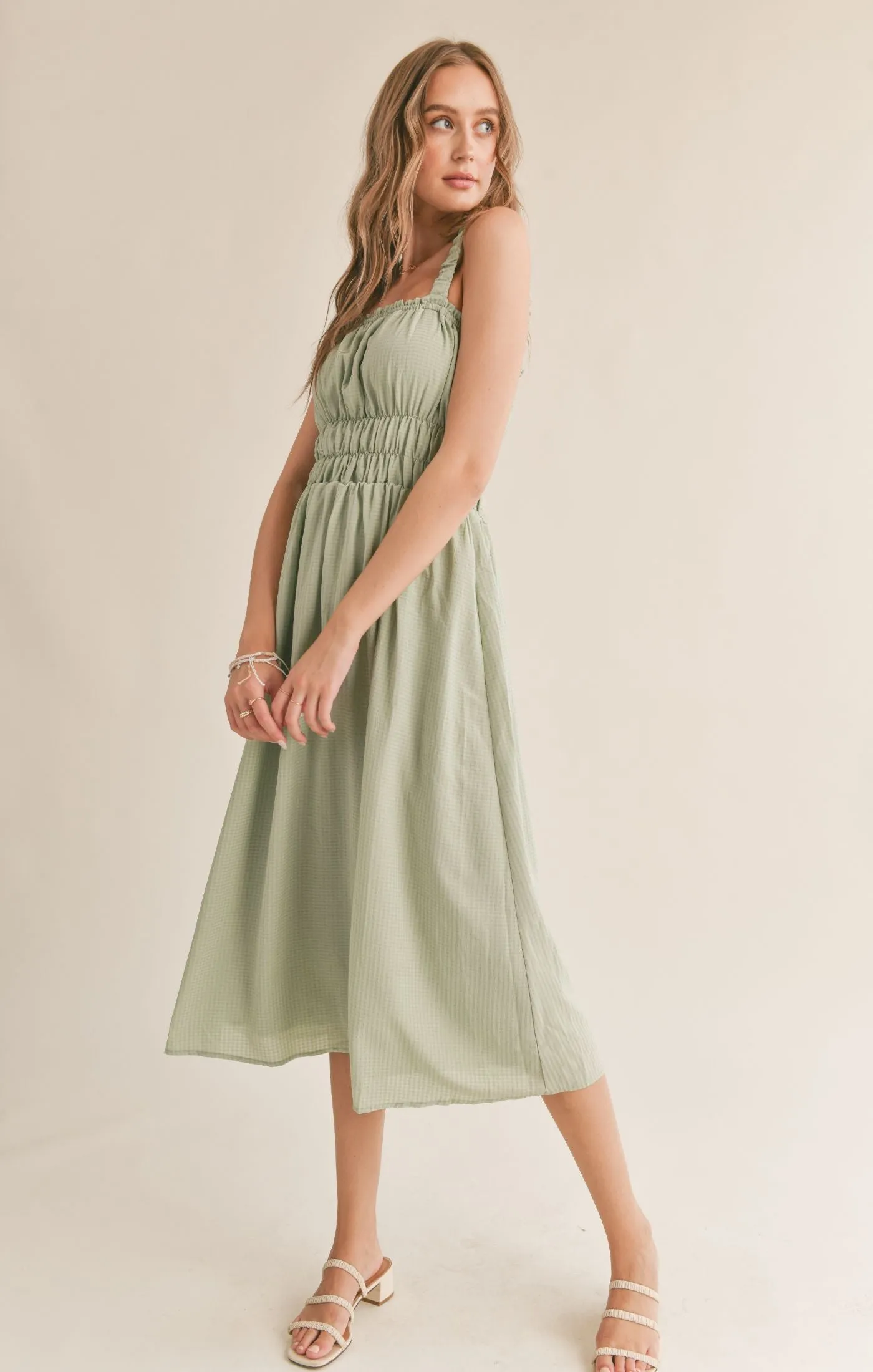 The Heat Gathered Midi Dress sold by Plenty product image thumbnail 3