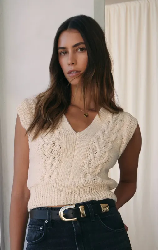 Roped In Sweater Vest sold by Plenty
