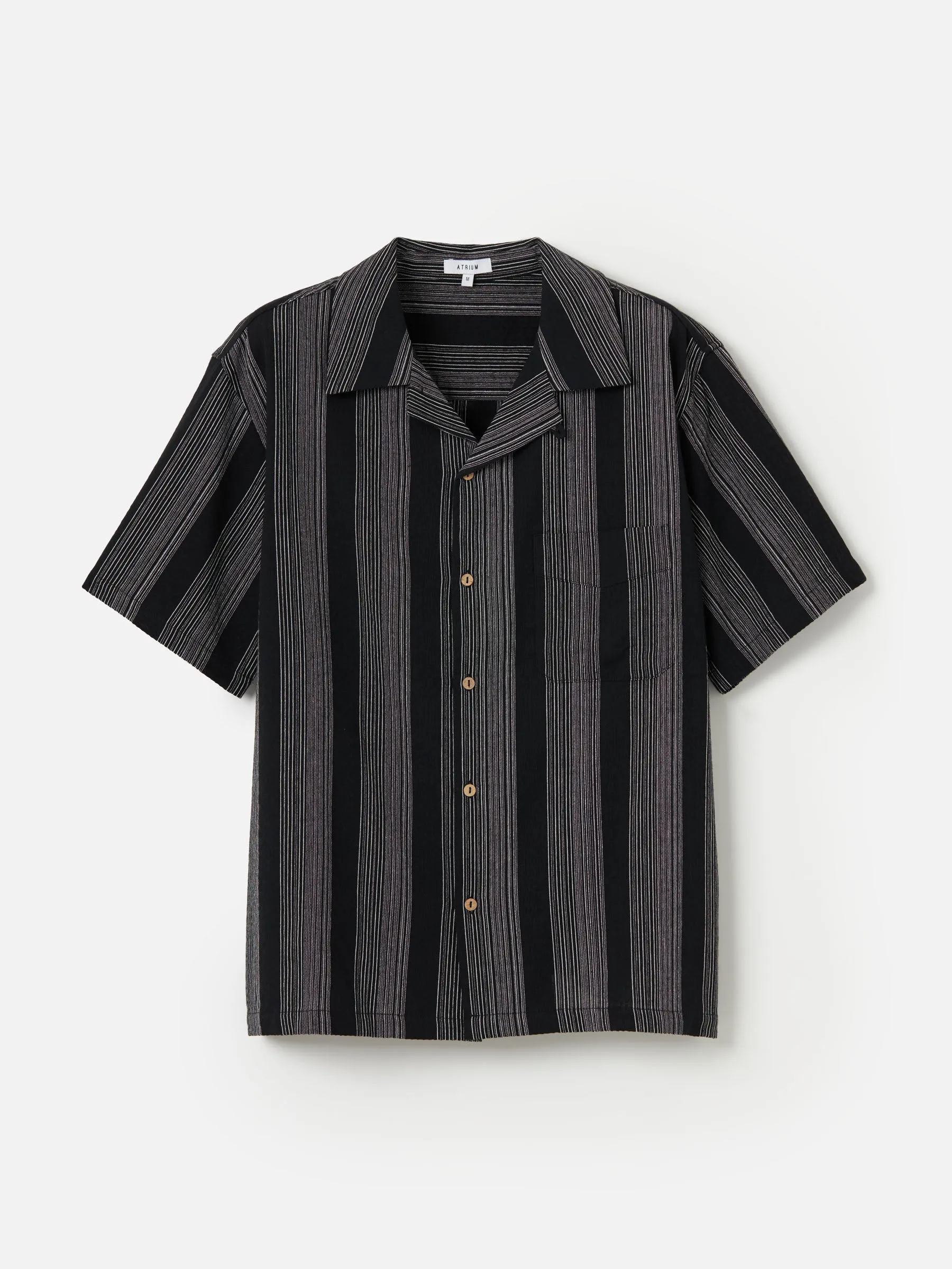 Cotton Stripe Camp Shirt sold by Plenty product image thumbnail 3