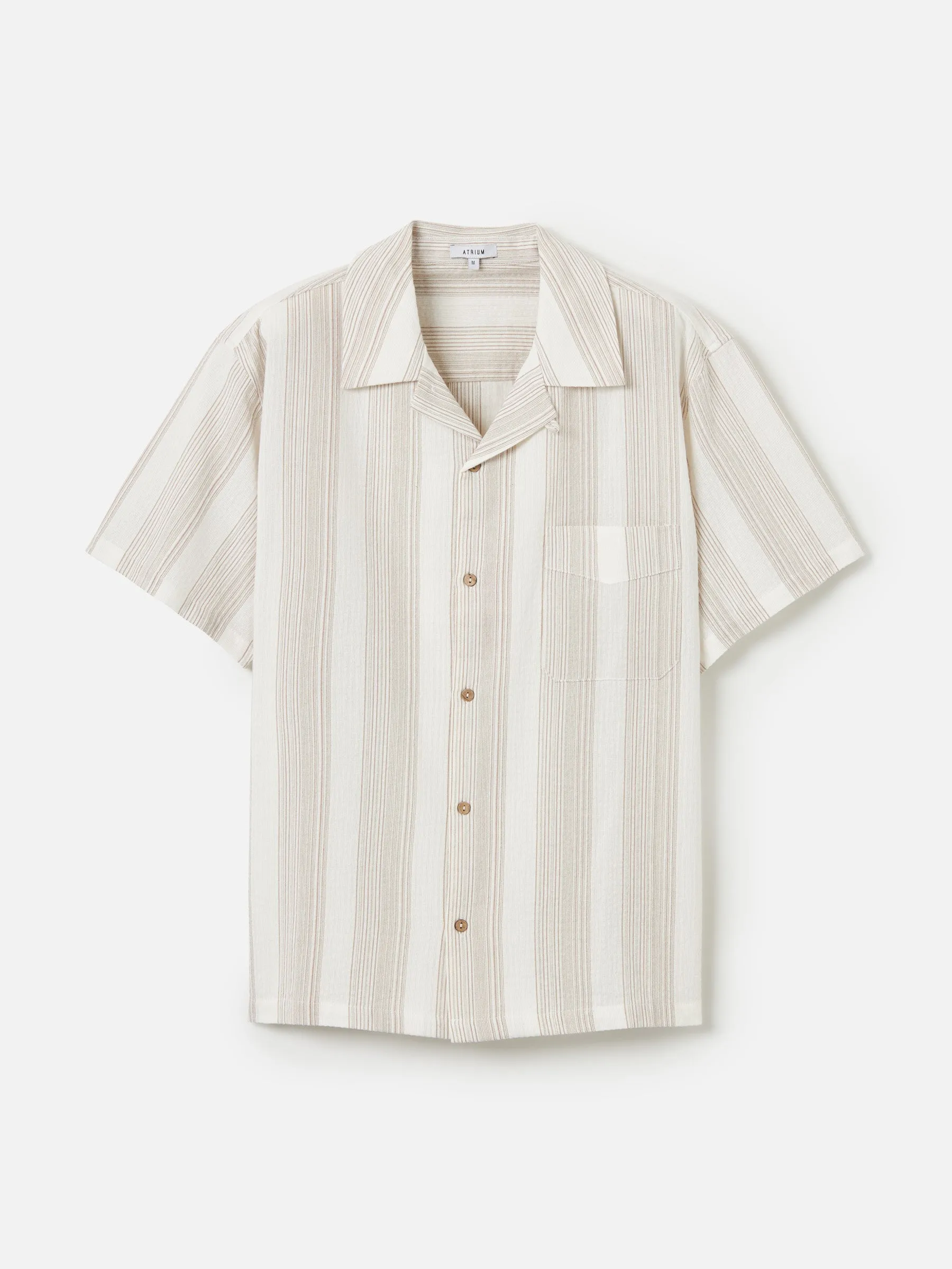 Cotton Stripe Camp Shirt sold by Plenty product image thumbnail 2