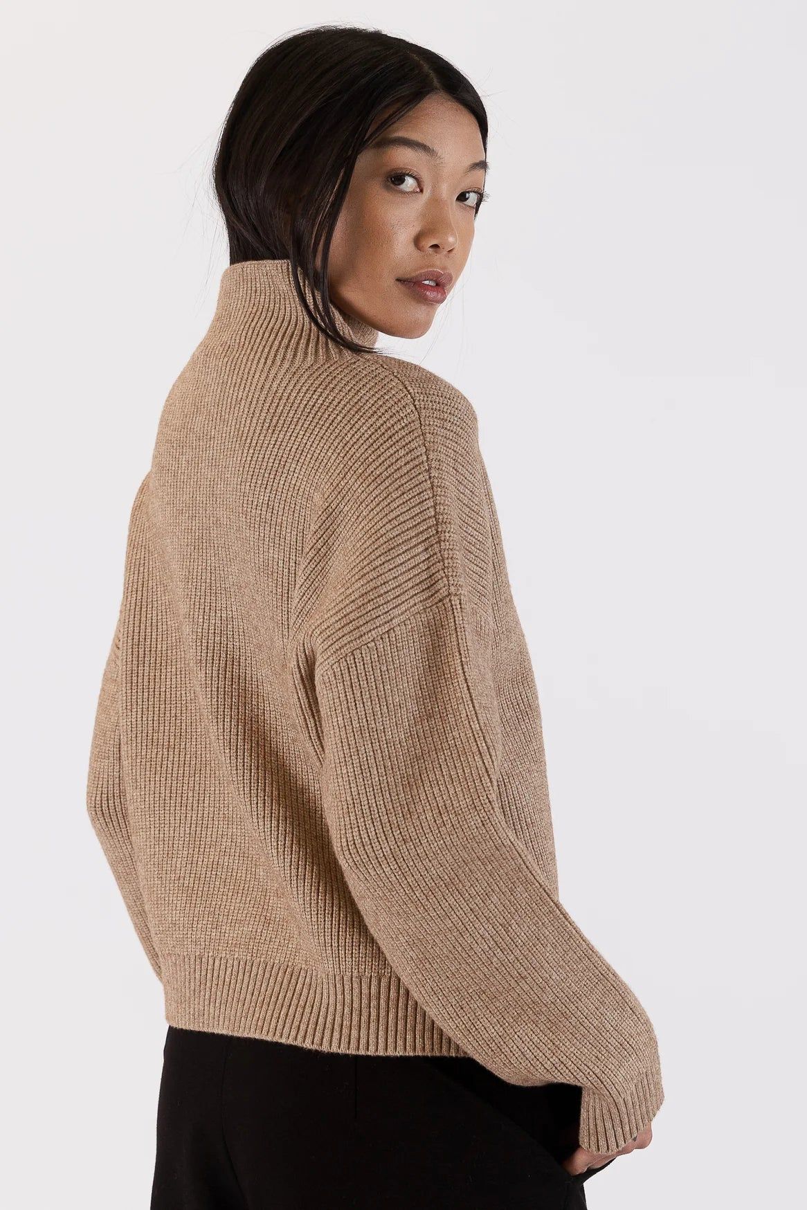 Evolet Mockneck Rib Sweater sold by Plenty product image thumbnail 4