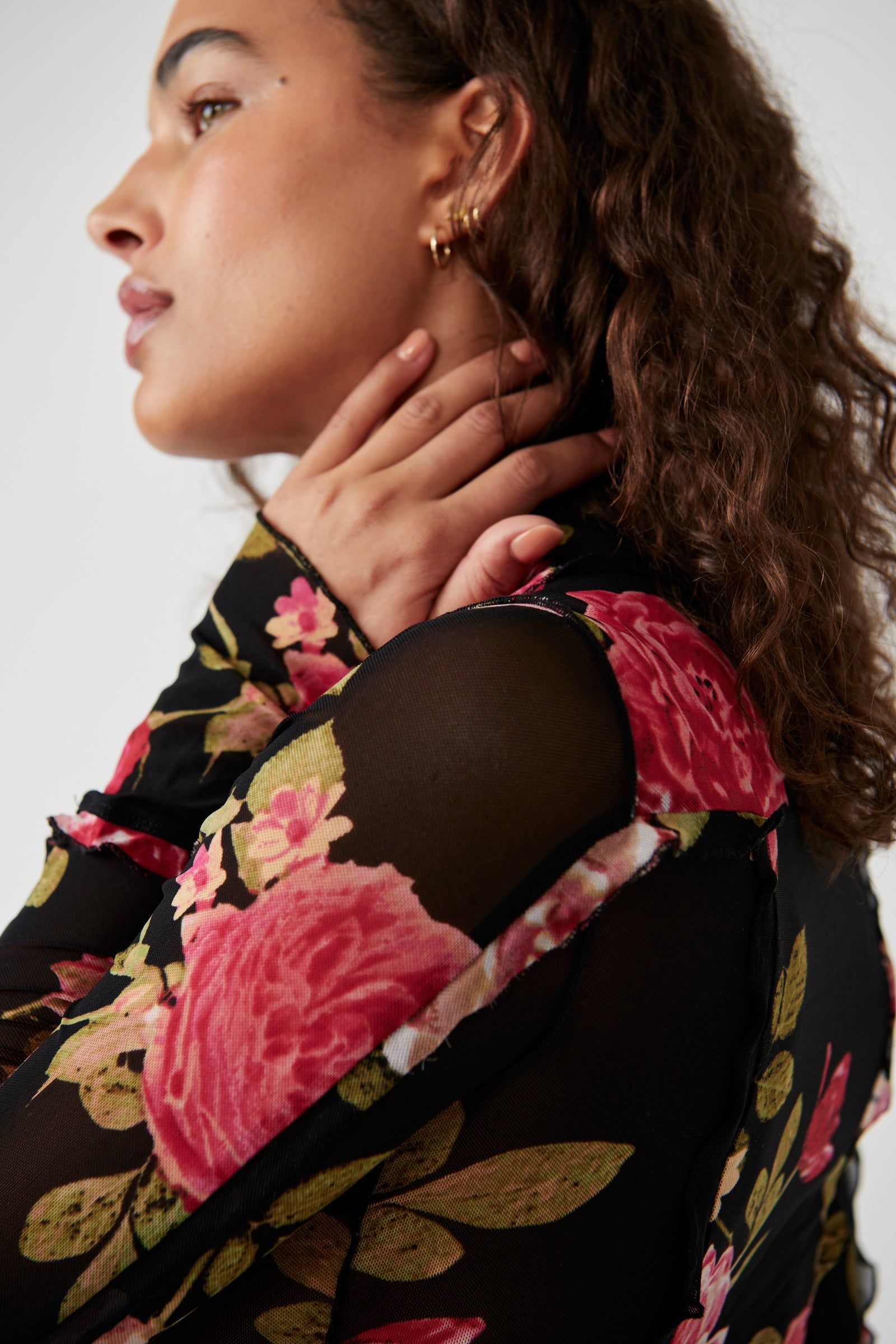 Charlie Printed Mesh Longsleeve Top sold by Plenty product image thumbnail 4