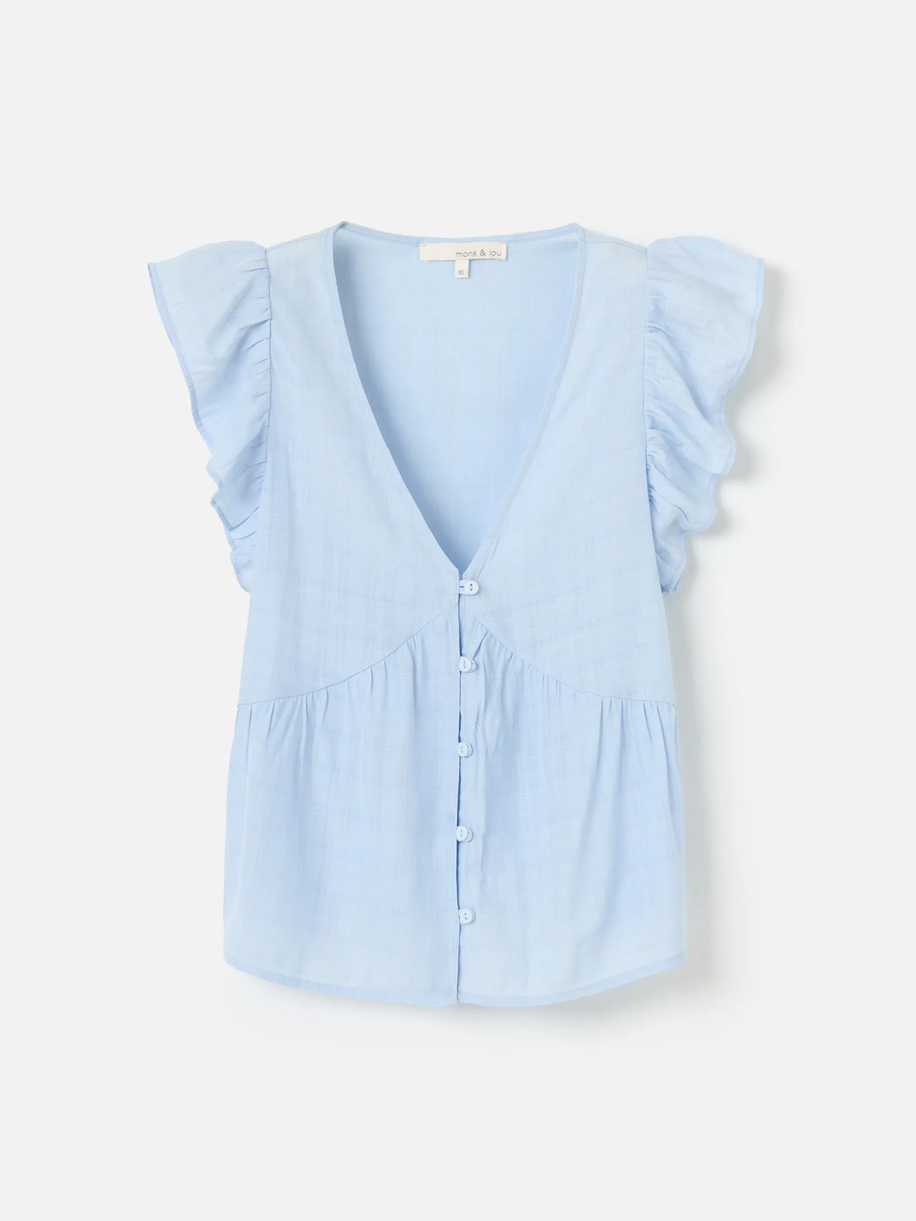 Claris Waterfall Sleeve Blouse sold by Plenty product image thumbnail 4