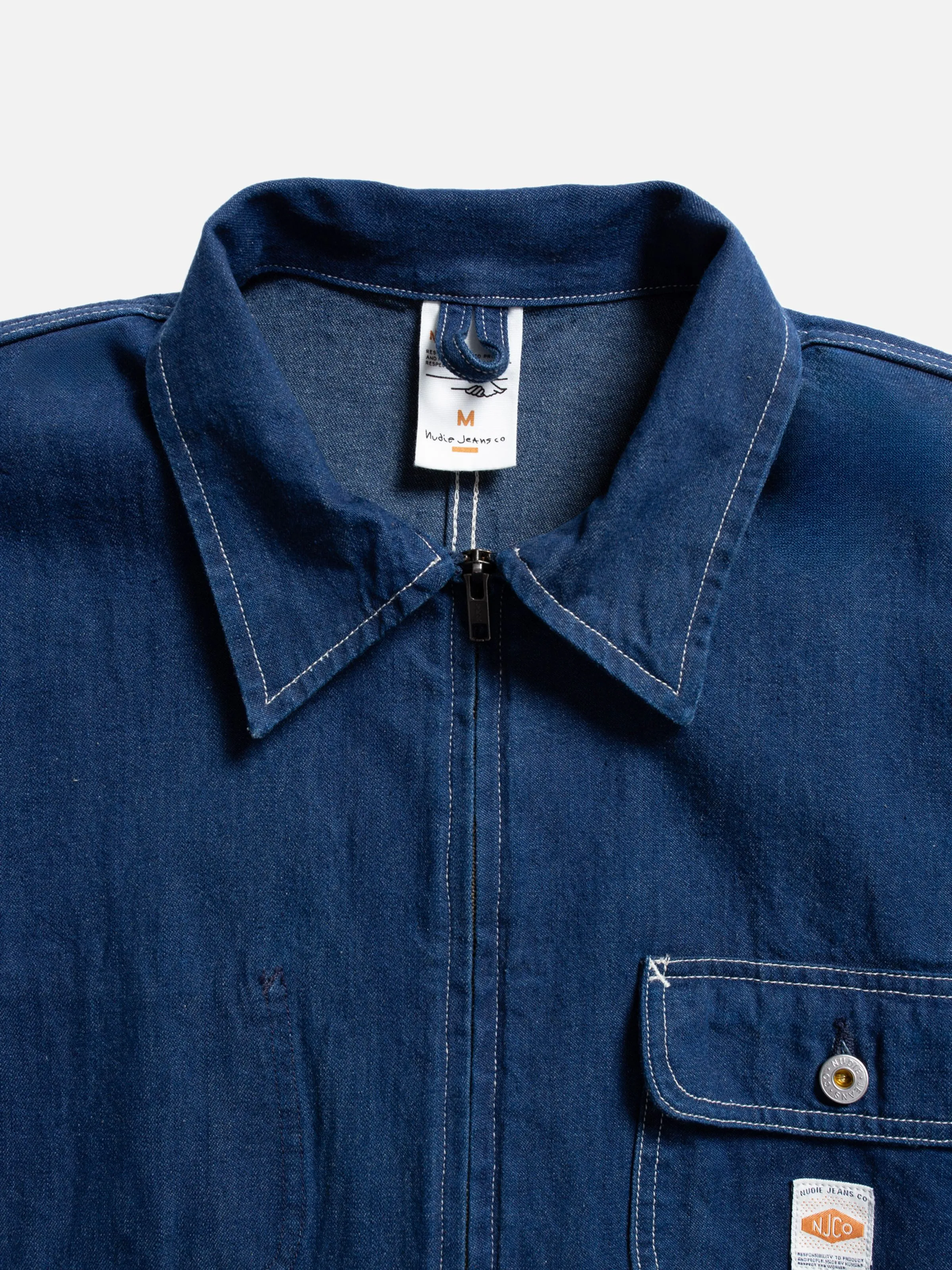 Jimmy Utility Denim Zip Jacket sold by Plenty product image thumbnail 5
