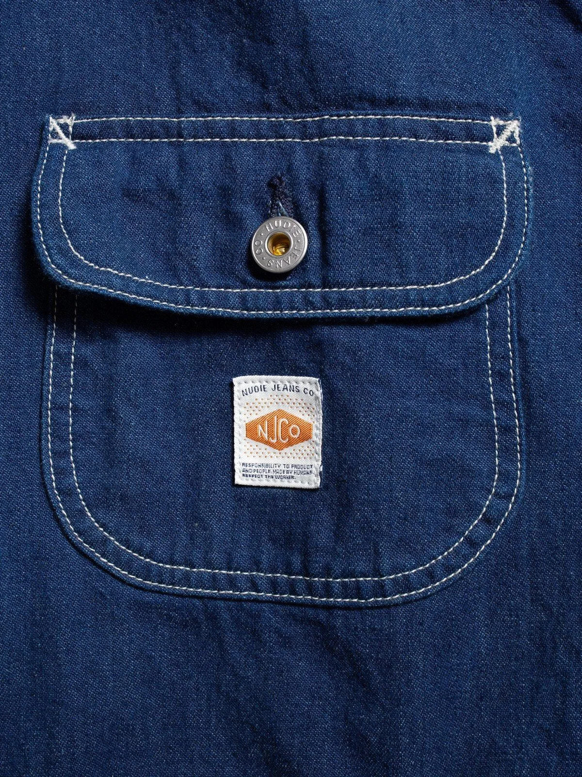 Jimmy Utility Denim Zip Jacket sold by Plenty product image thumbnail 3
