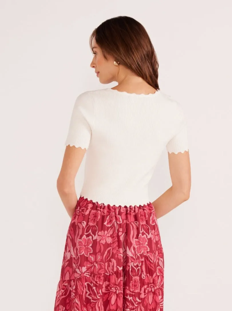 Laura Scallop Knit Top sold by Plenty product image thumbnail 2