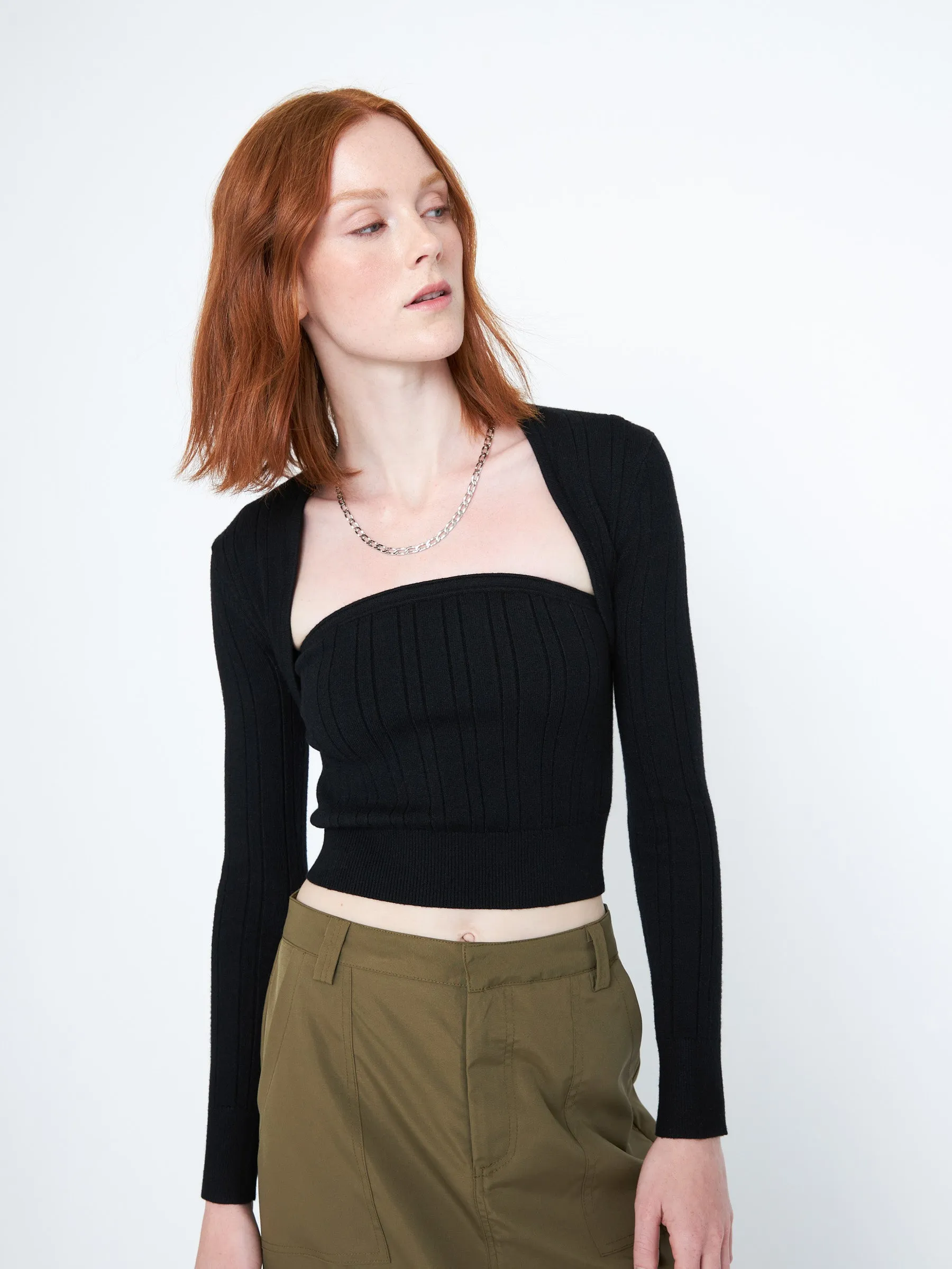 Rib Sabbah Knit Tube Top sold by Plenty product image thumbnail 3
