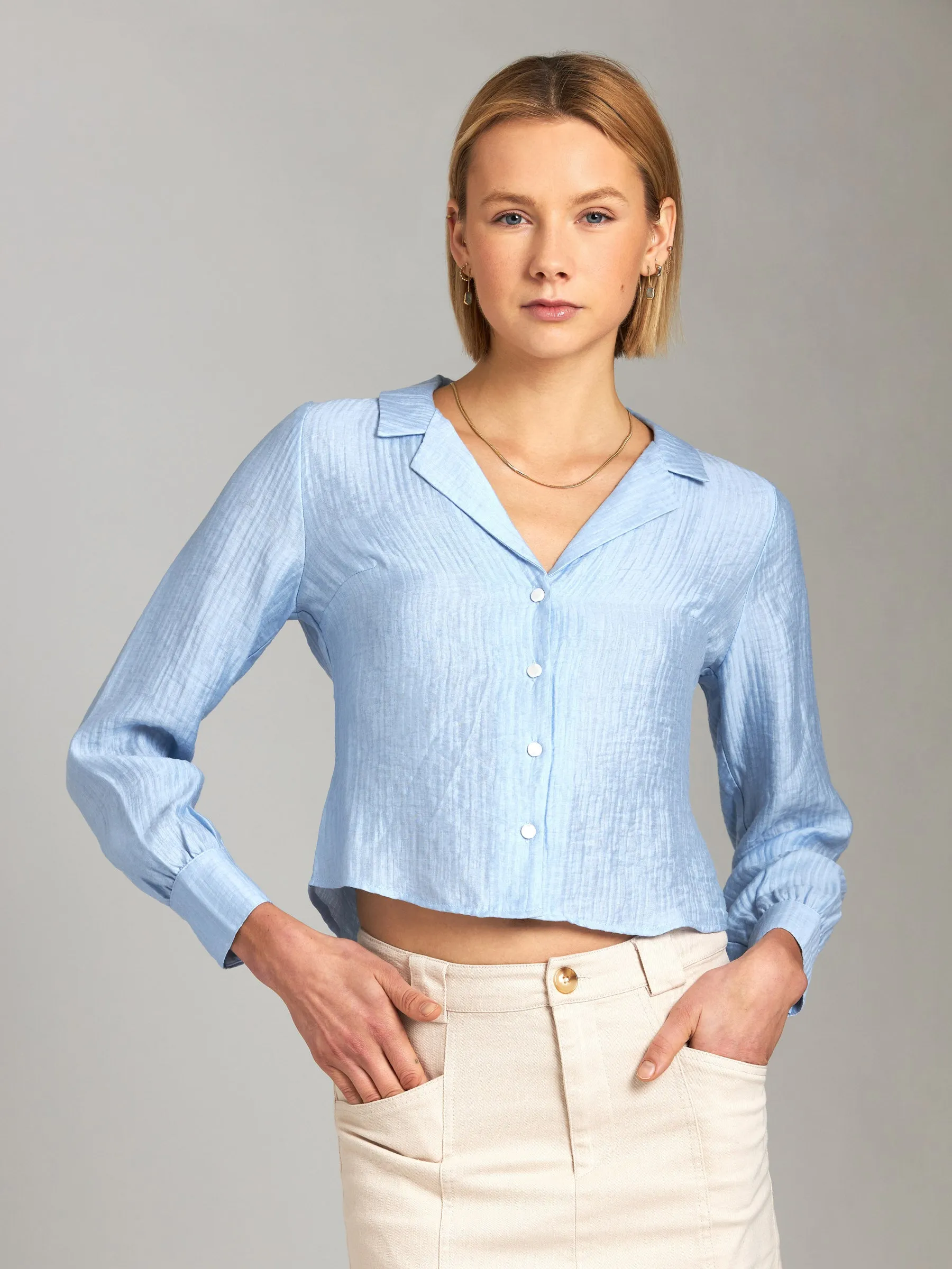 Textured Amira Shirt sold by Plenty product image thumbnail 4