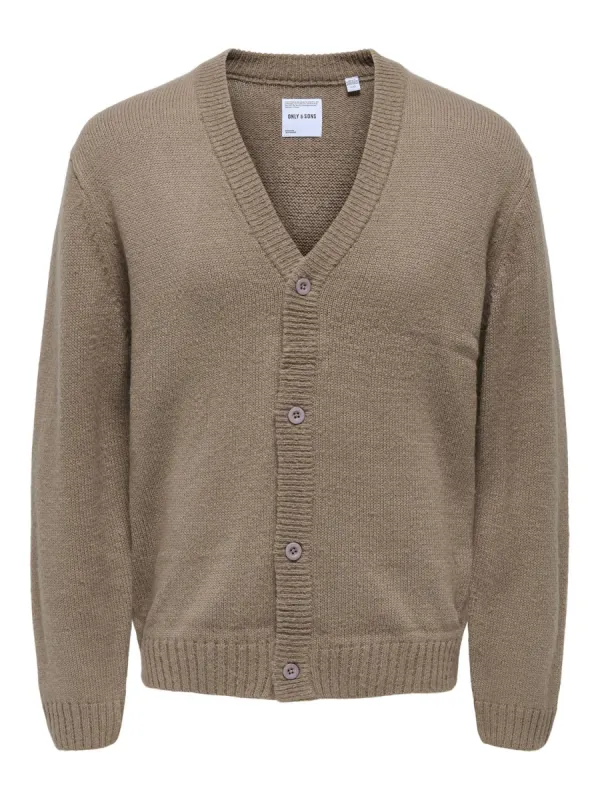 Anthony Knit 5-Button Cardigan sold by Plenty