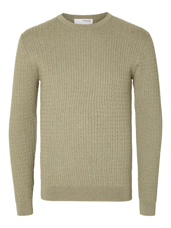 Berg Cable Crew Neck sold by Plenty